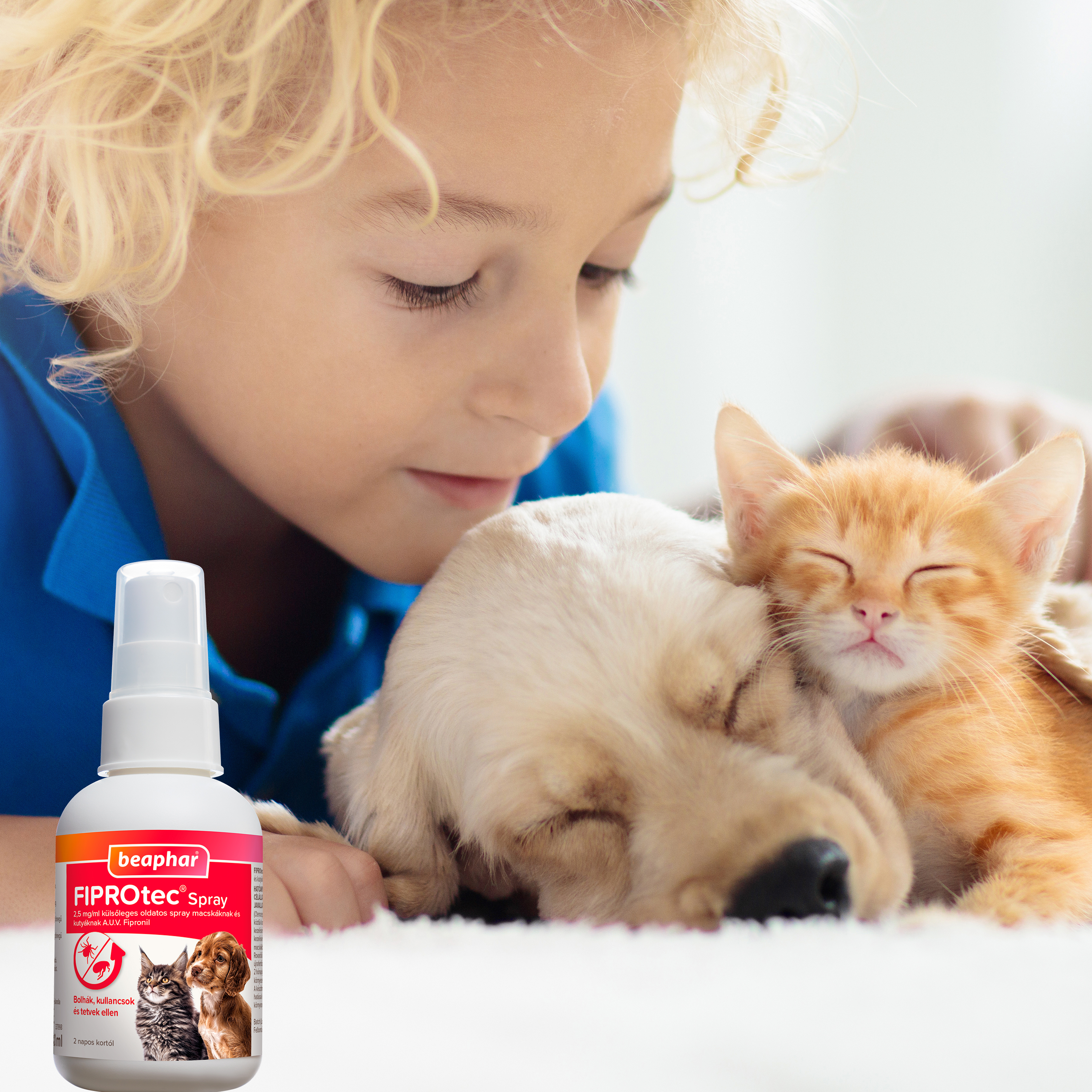 FIPROtec® spray bolhák, kullancsok és tetvek ellen