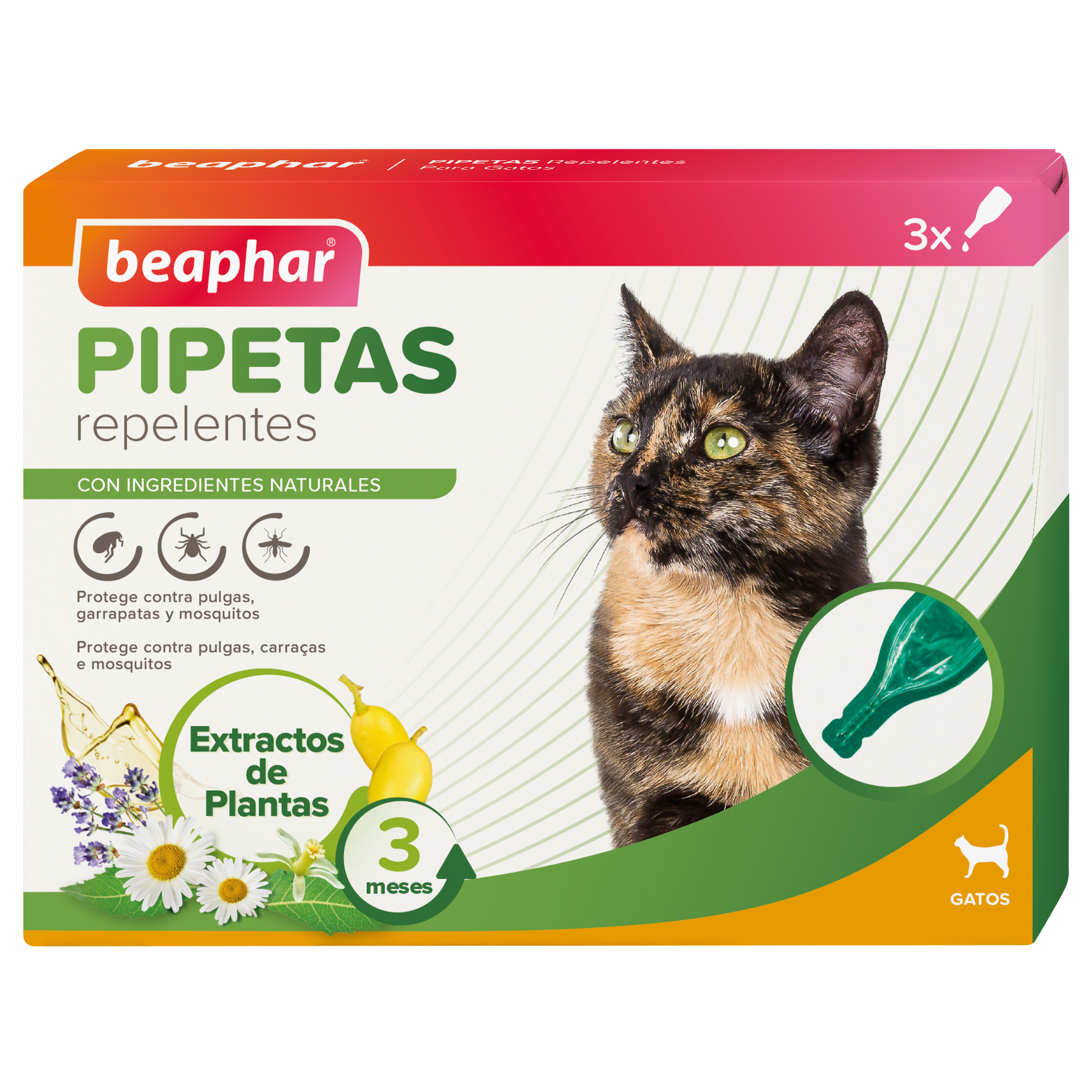 Beaphar Pipetas Repelentes Gato - 3 x 1ml