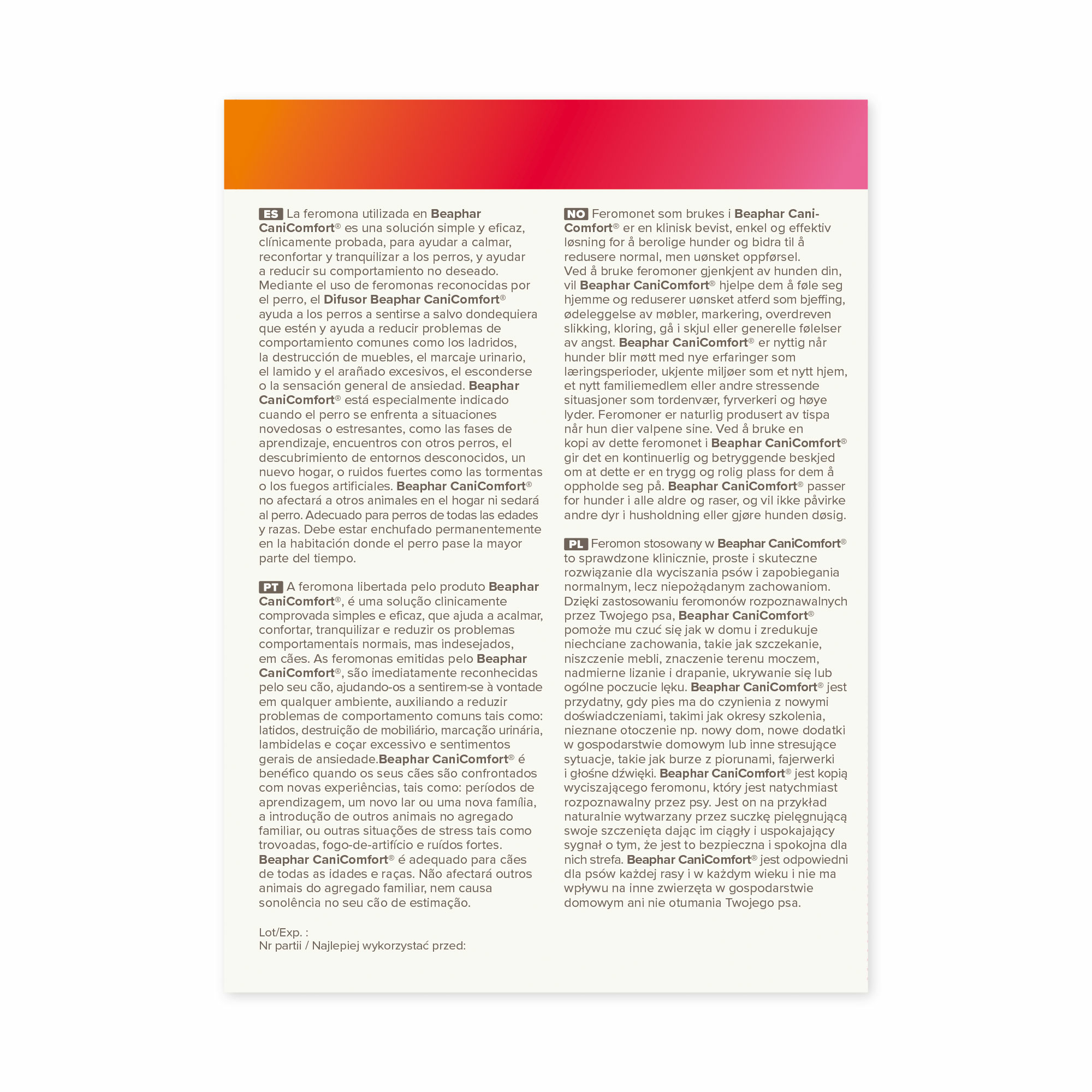 Beaphar CaniComfort® Kit Iniciación: Difusor y Recambio Perros - 48ml