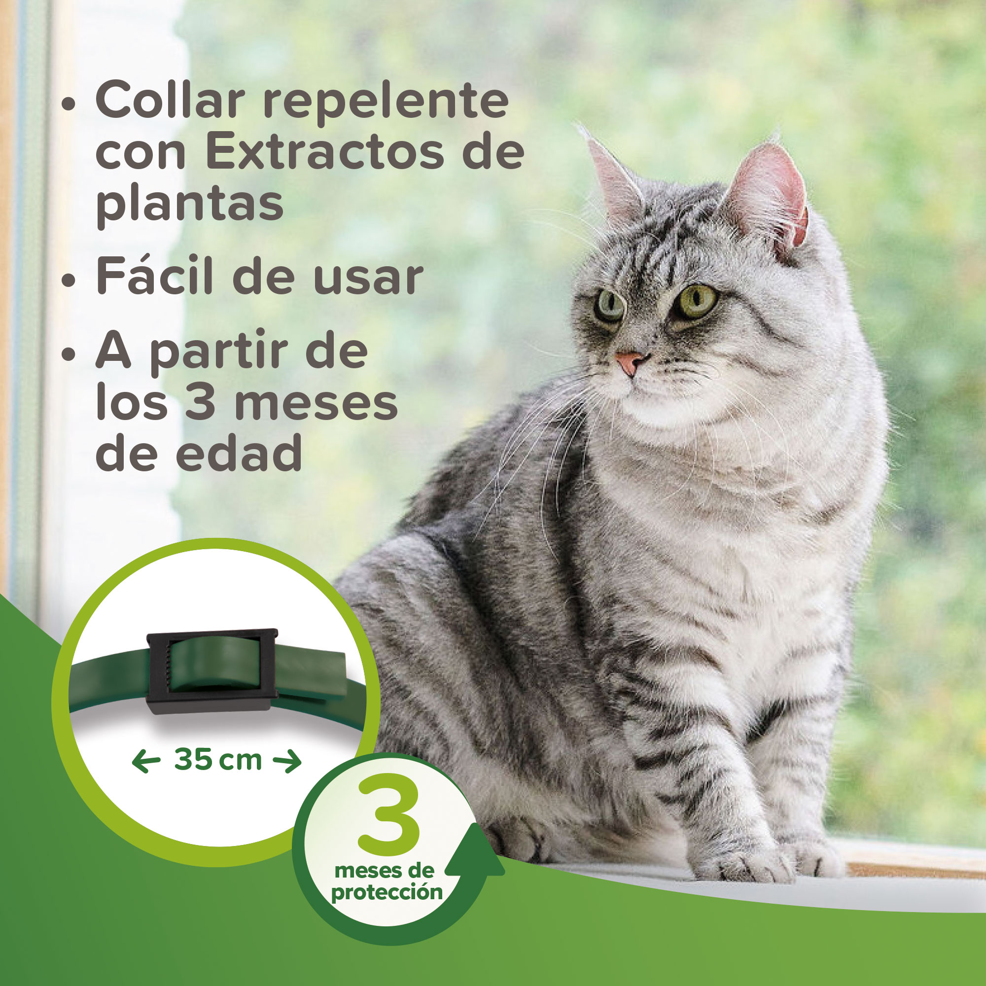 Beaphar Collar Repelente Gato - 35cm