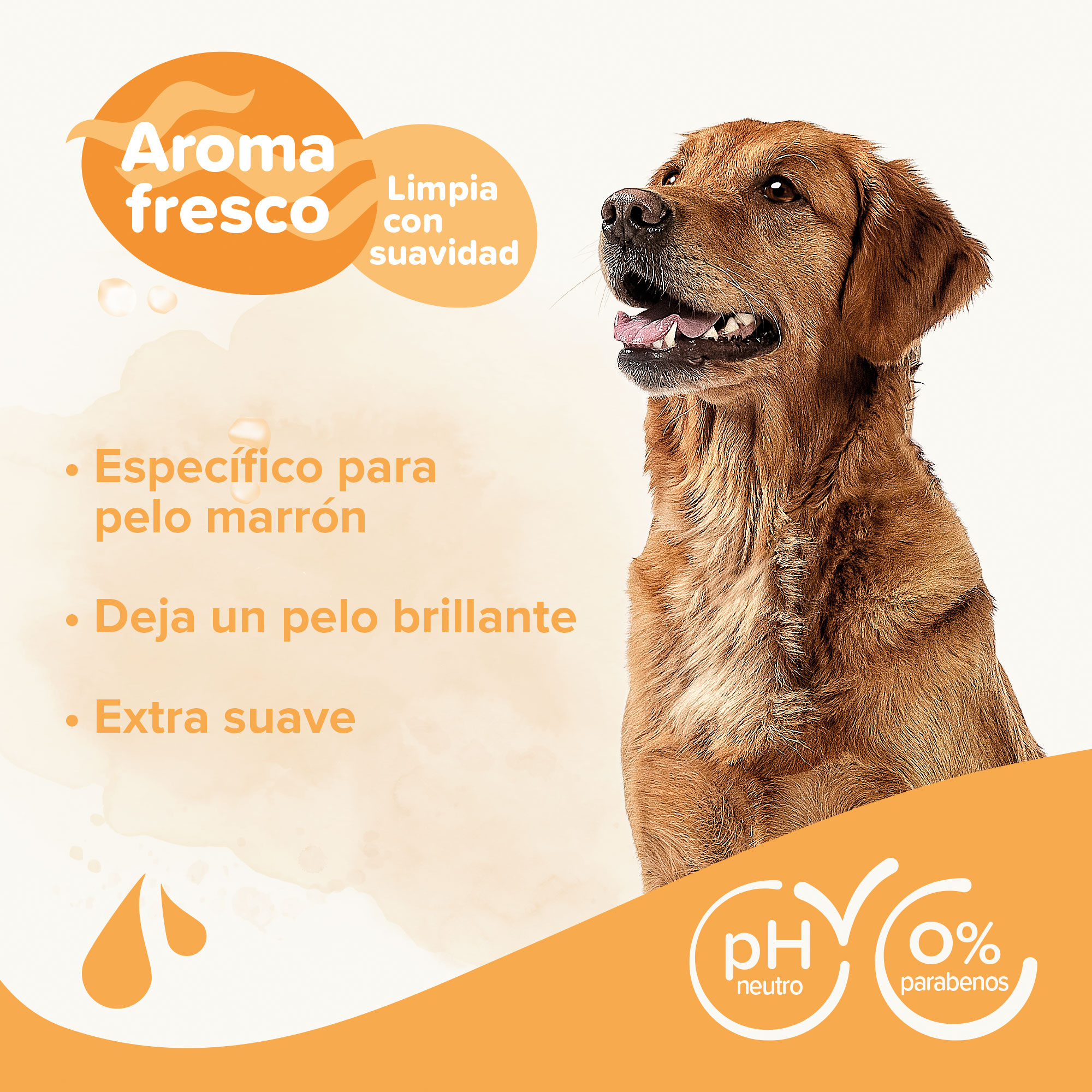 Champú Perros Pelo Marrón - 250ml