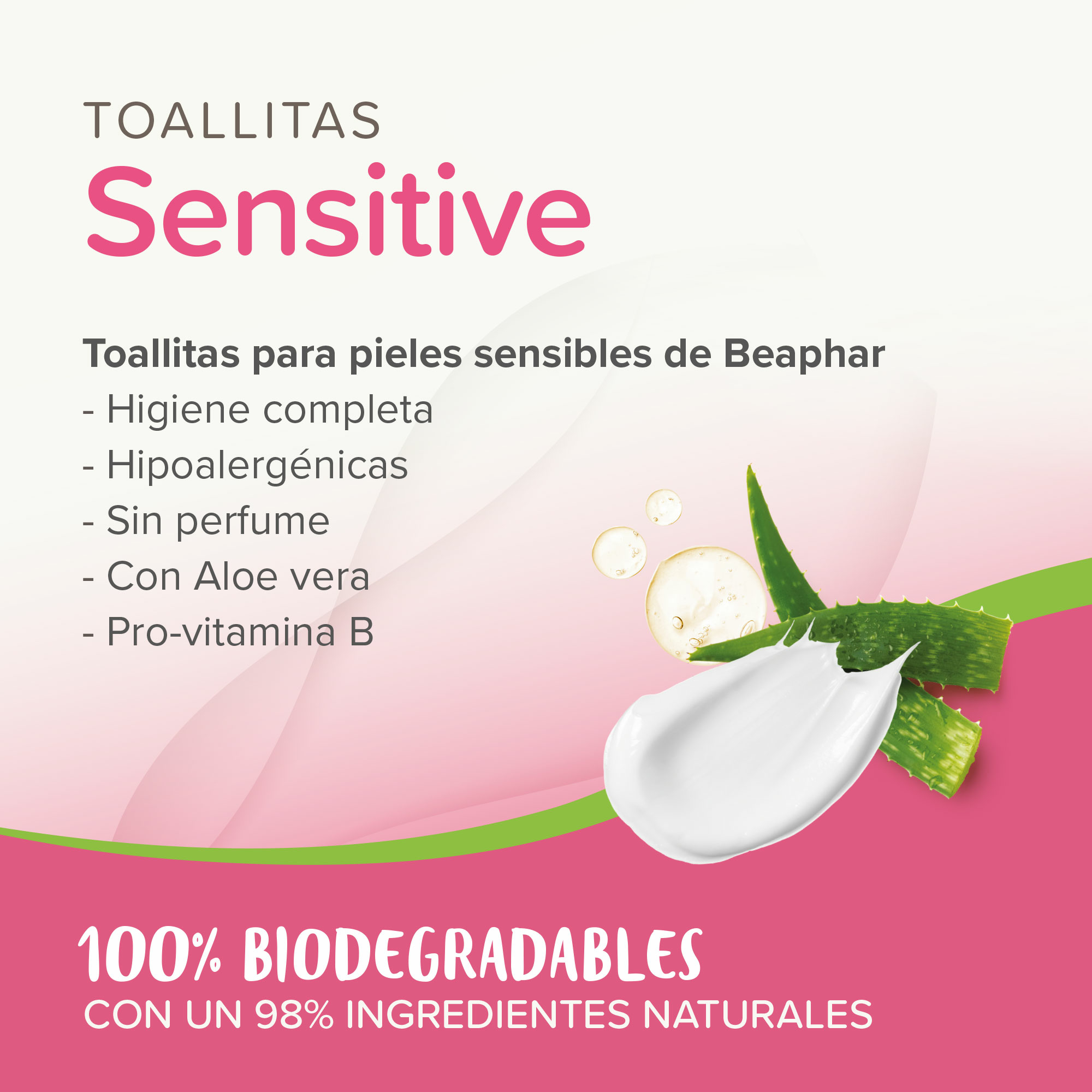 Beaphar Toallitas Húmedas Sensitive - 30u