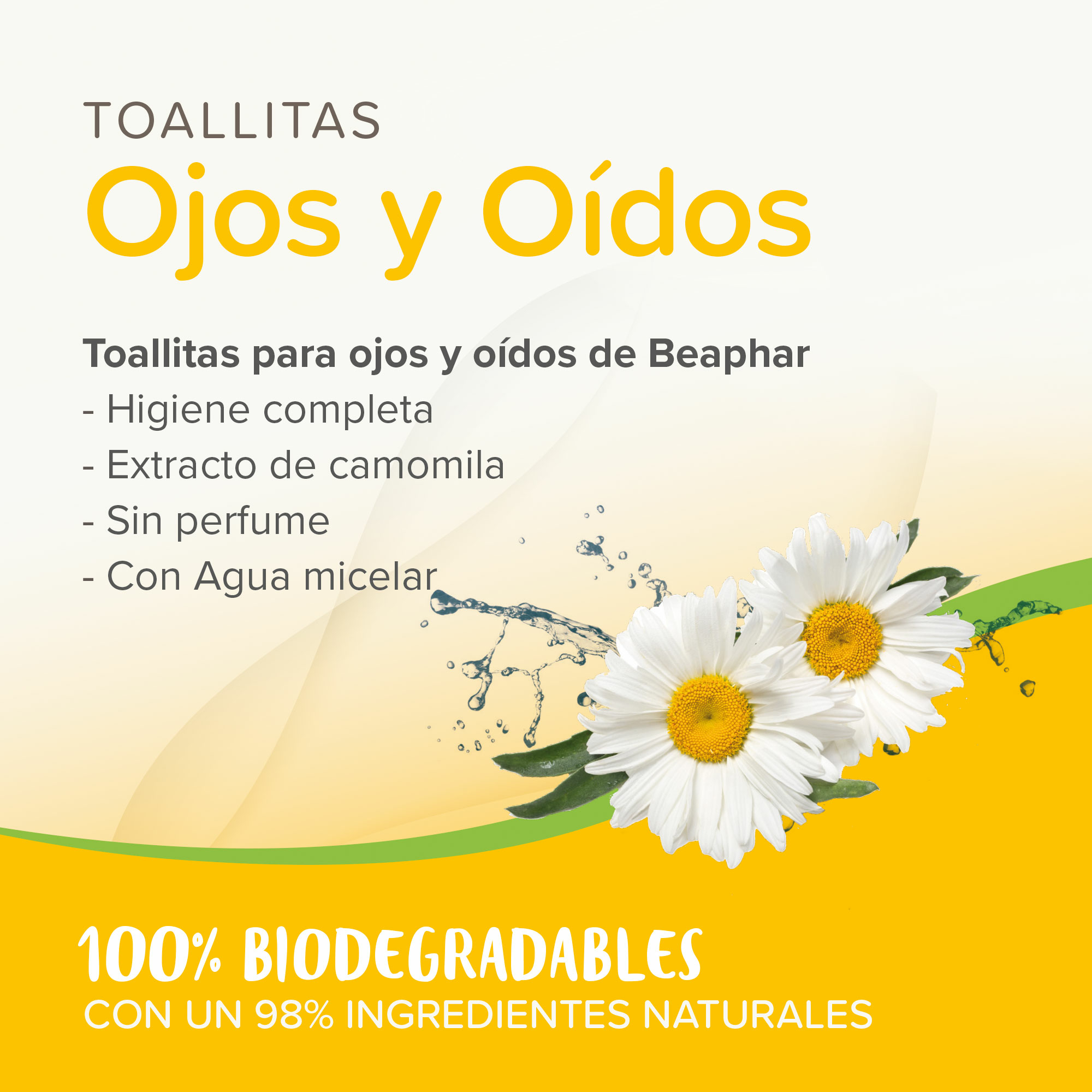 Beaphar Toallitas Húmedas Ojos y Oídos - 30u