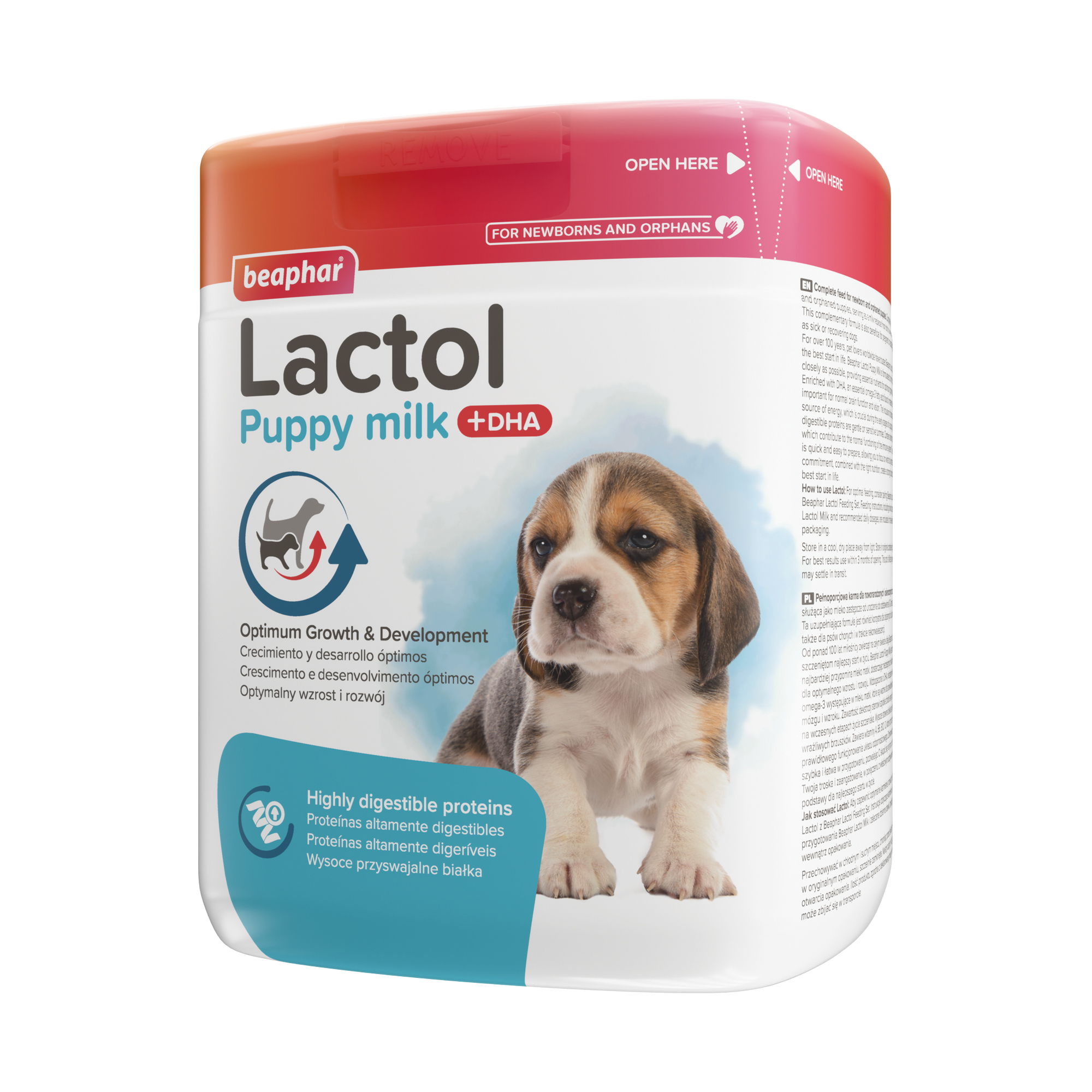 Beaphar Lactol - Leche de  sustitución Cachorros - 500g
