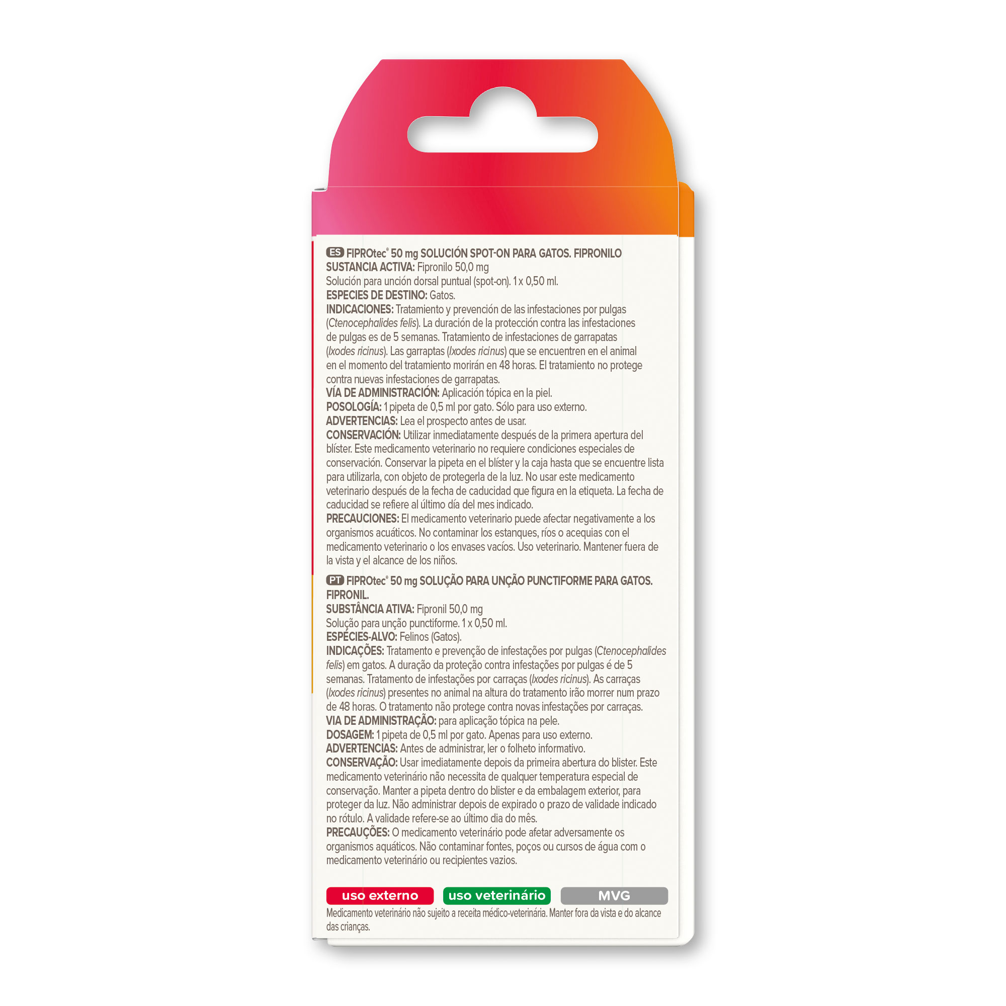 Beaphar FIPROtec® Pipeta Antiparasitaria Gatos - 1 Pipeta