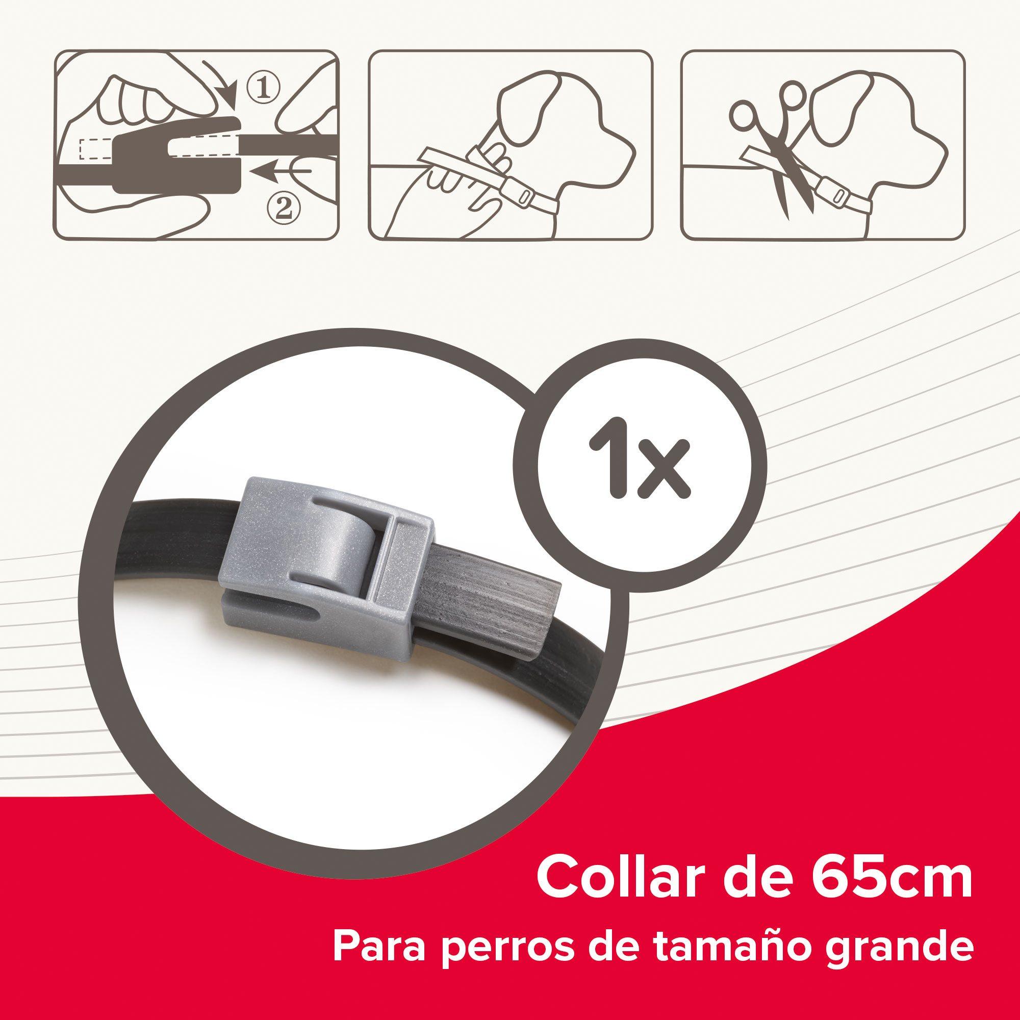 Beaphar Canishield® Collar Antiparasitario Perro Grande - 65cm