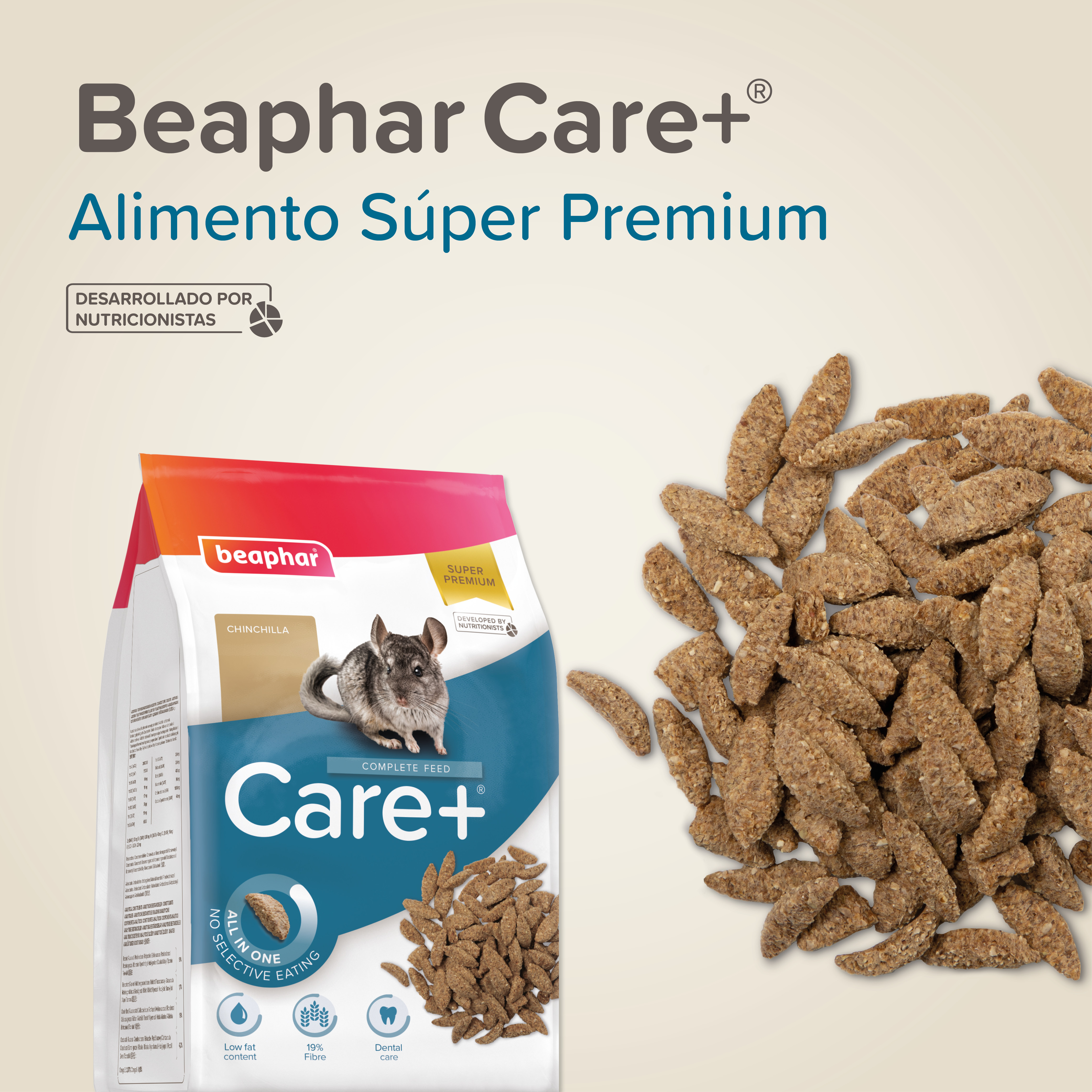 Beaphar Care+ Chinchilla - 1,5kg
