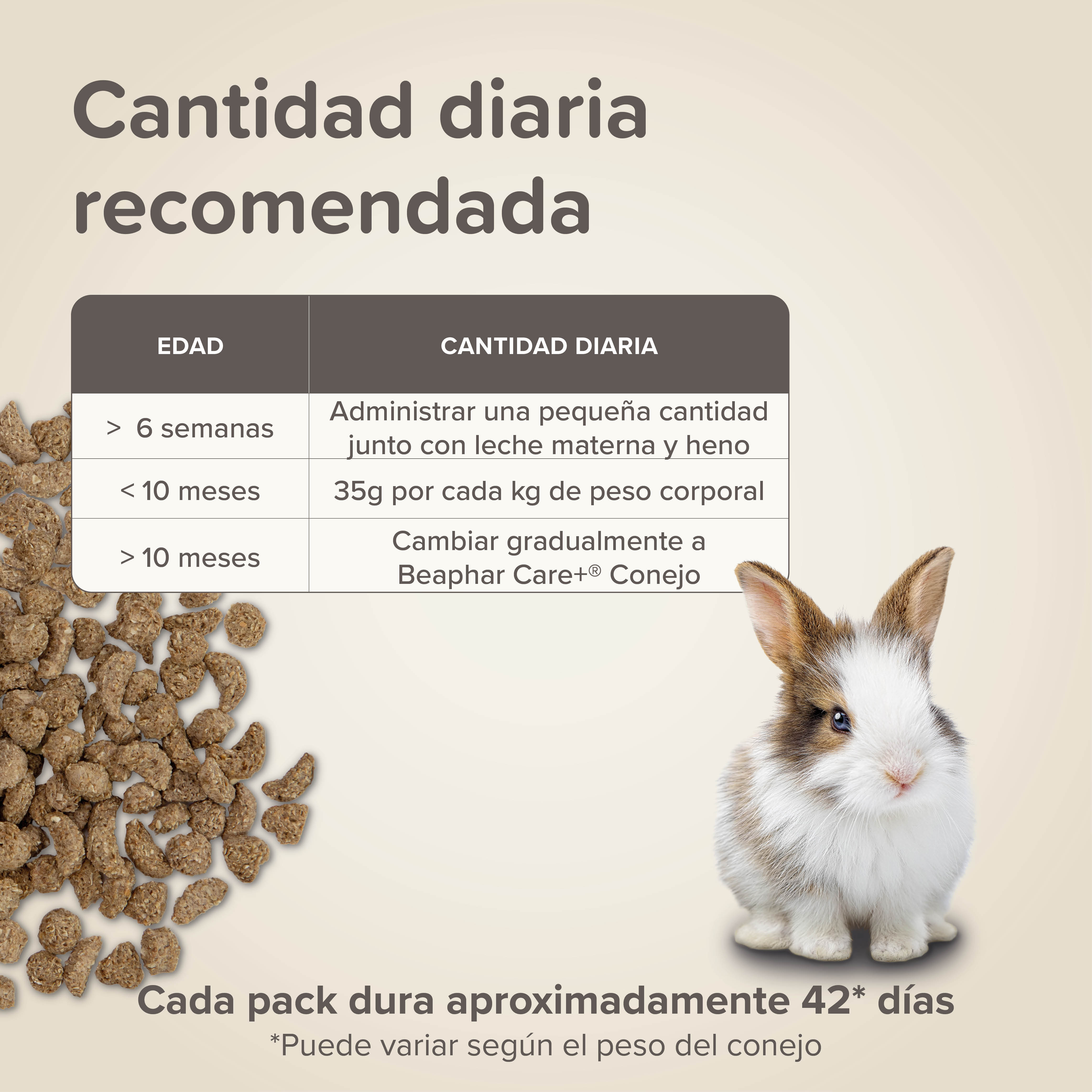 Beaphar Care+ Conejo Junior - 1,5kg