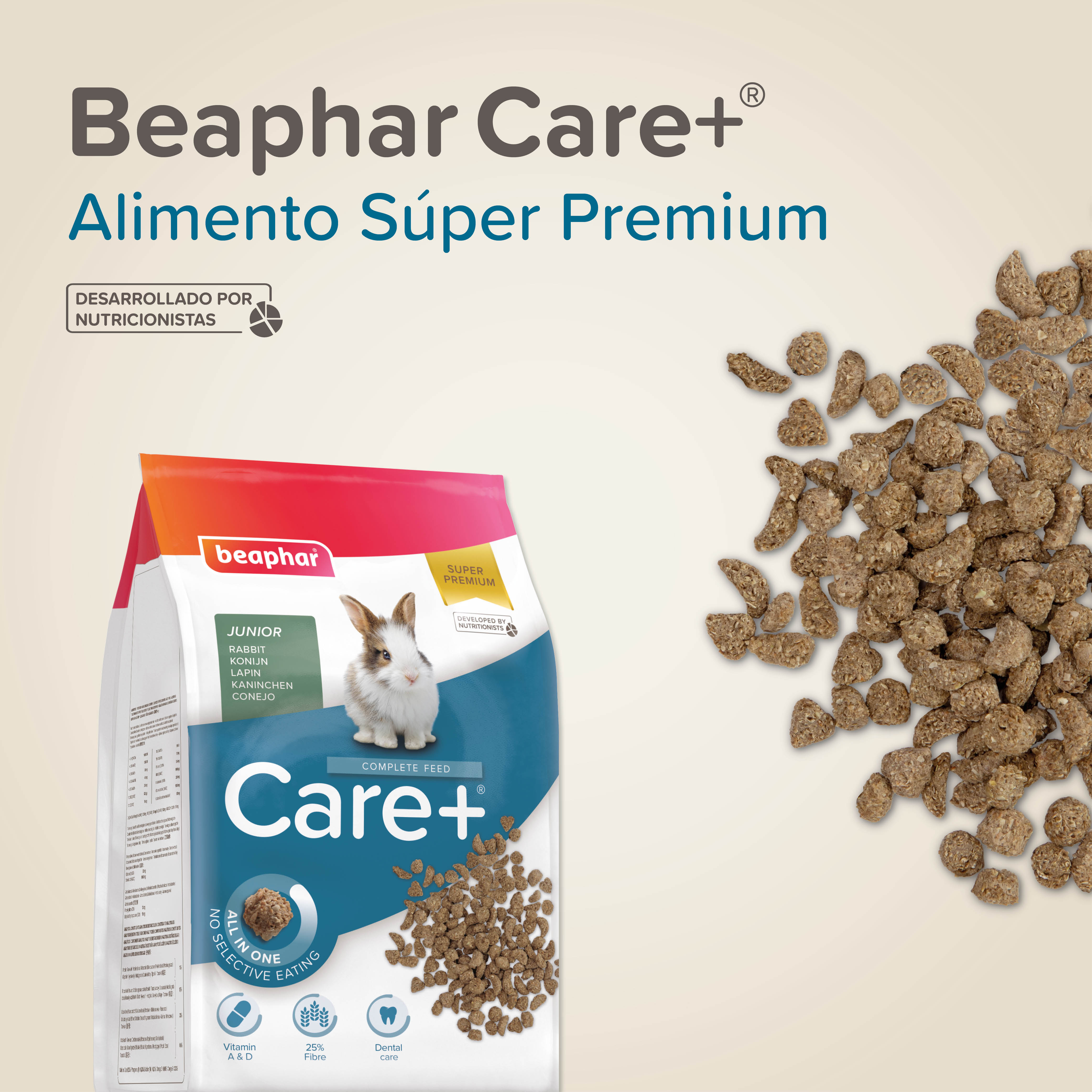 Beaphar Care+ Conejo Junior - 1,5kg