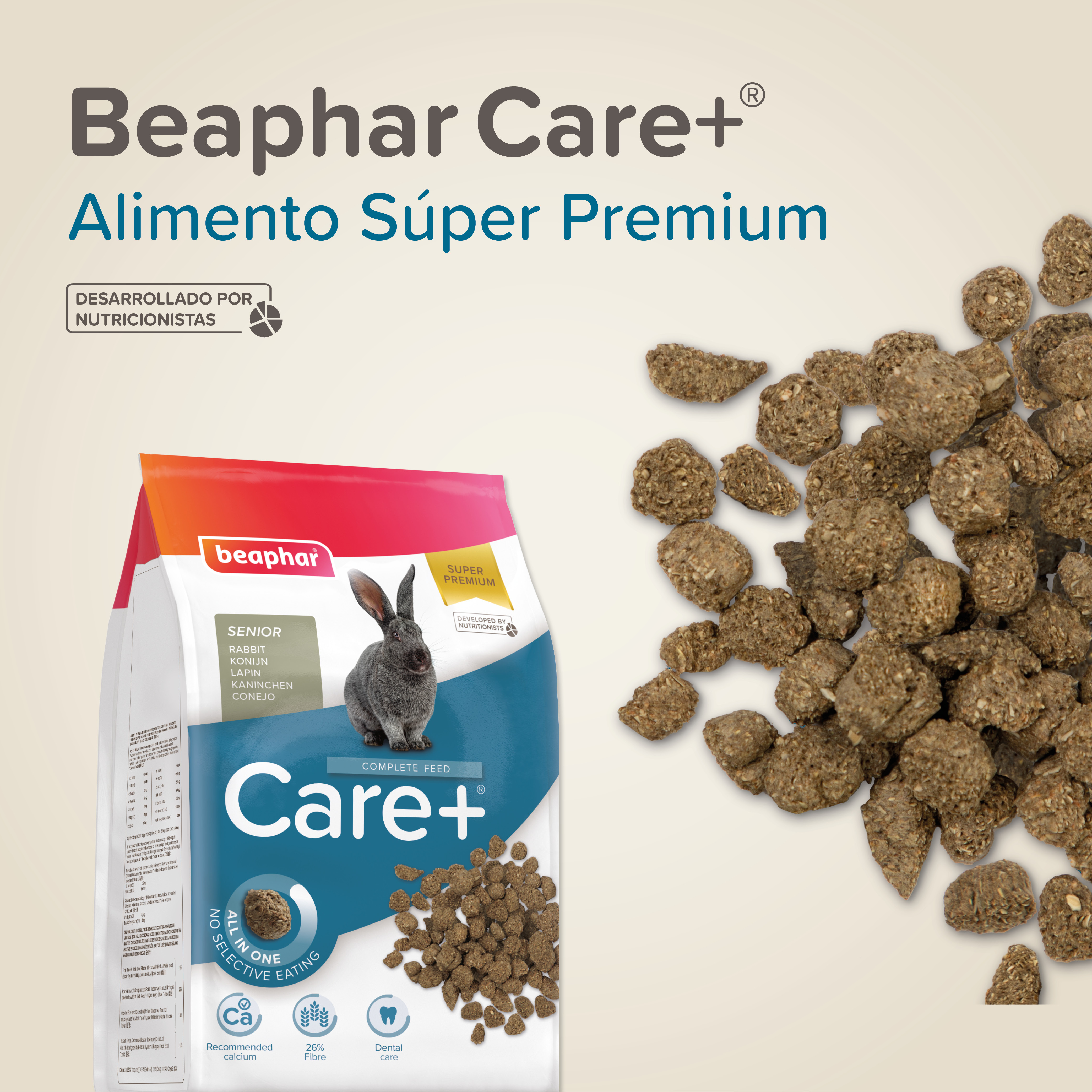 Beaphar Care+ Conejo Senior - 1,5kg