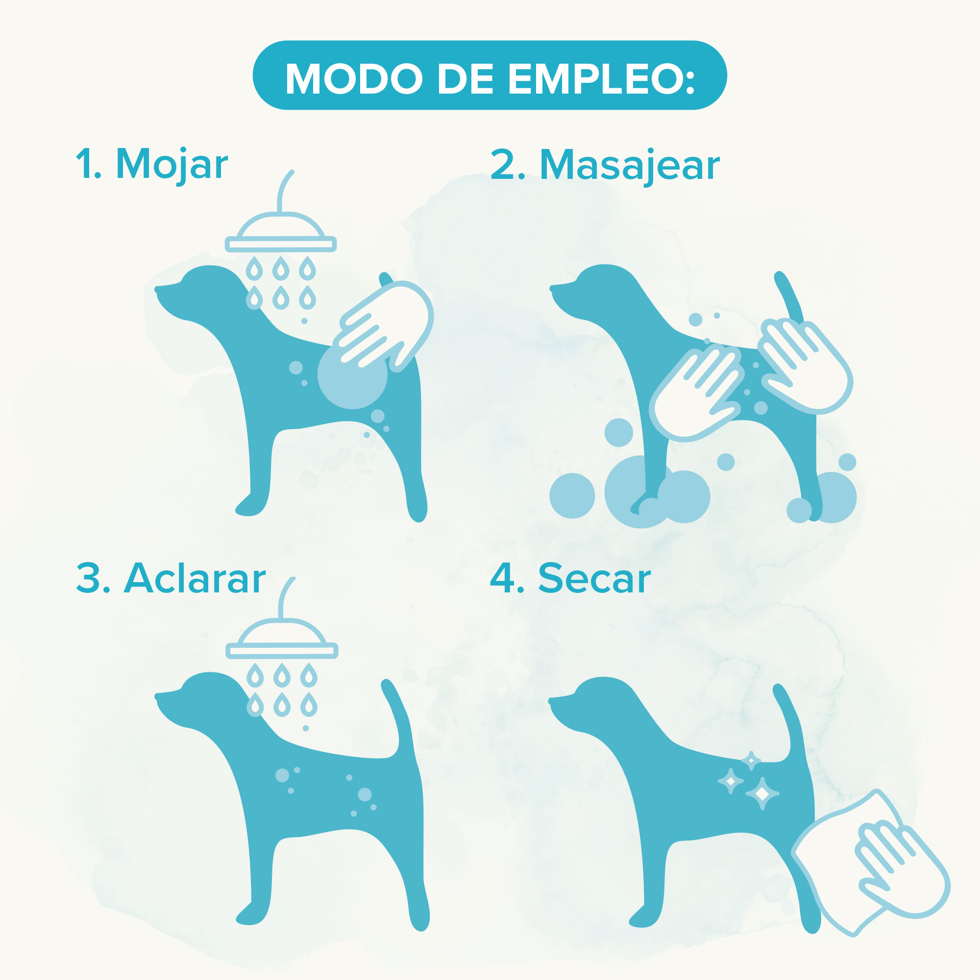 Champú Perros Pelo Blanco - 1L