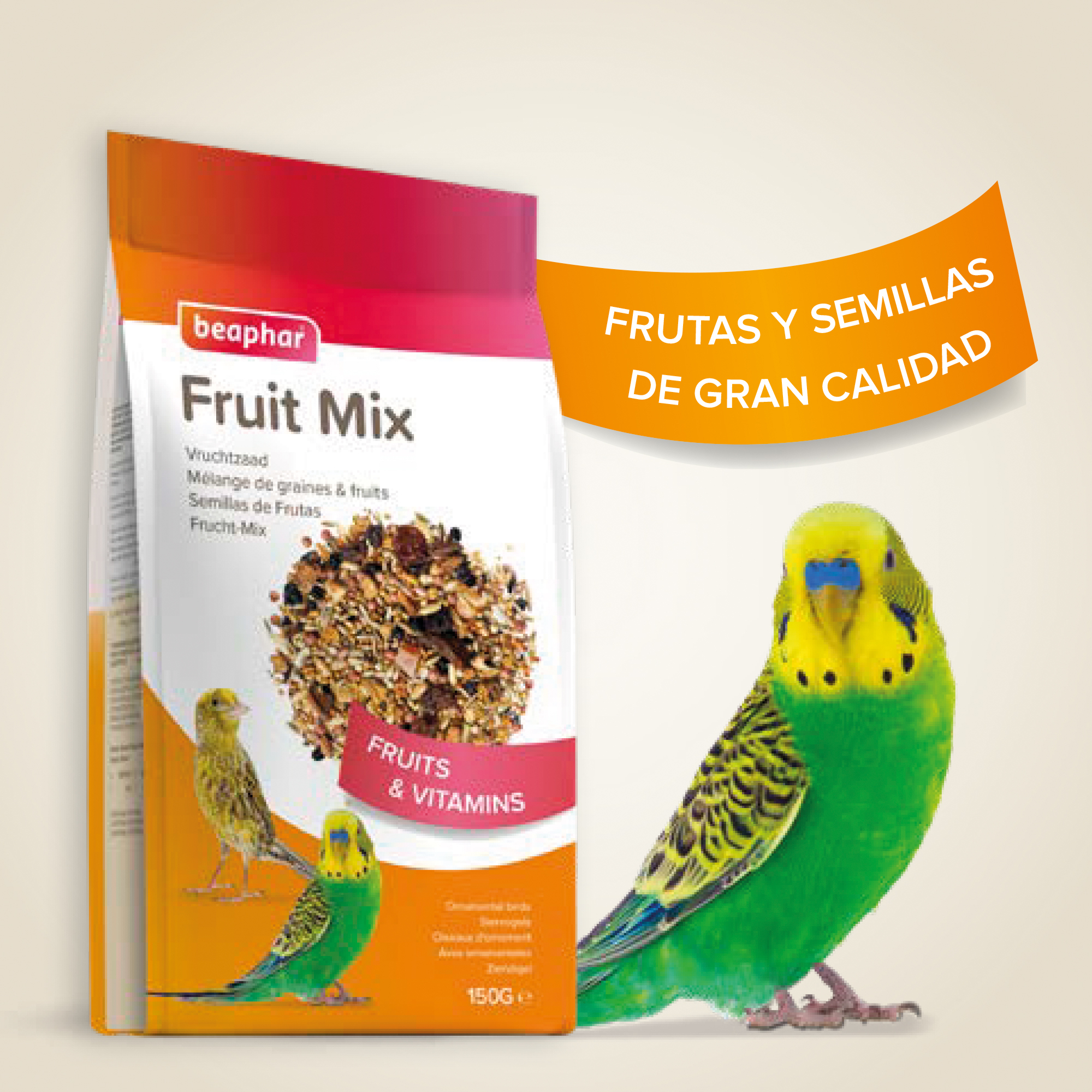 Beaphar Semillas de Frutas para Pájaros - 150g