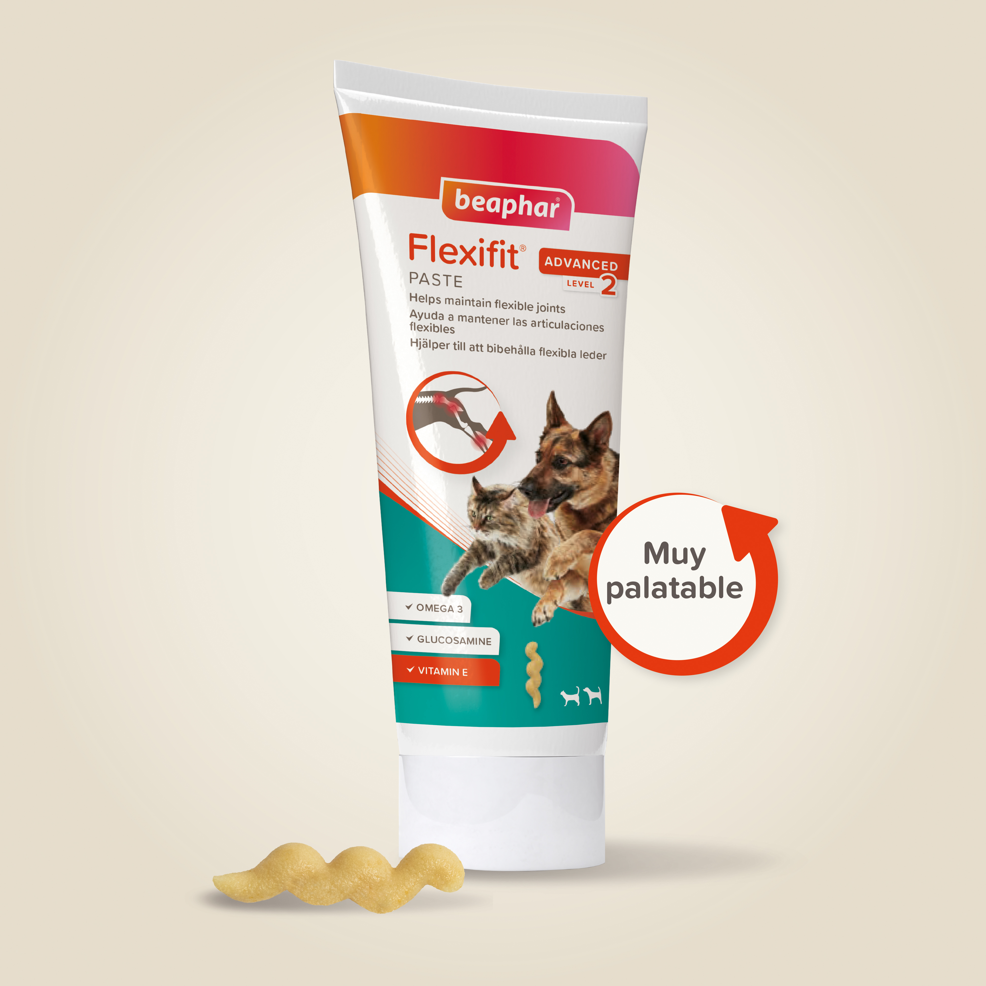 Beaphar Flexifit® Pasta Perros y Gatos - snack articular - 250g