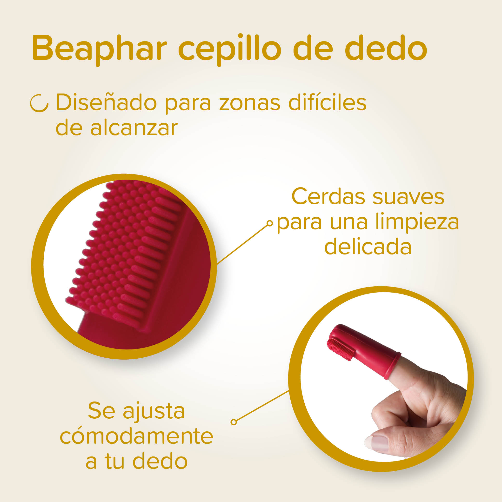 Beaphar Pack Dental Cachorros: Pasta dental + Cepillo dental de dedo + cepillo dental cachorros