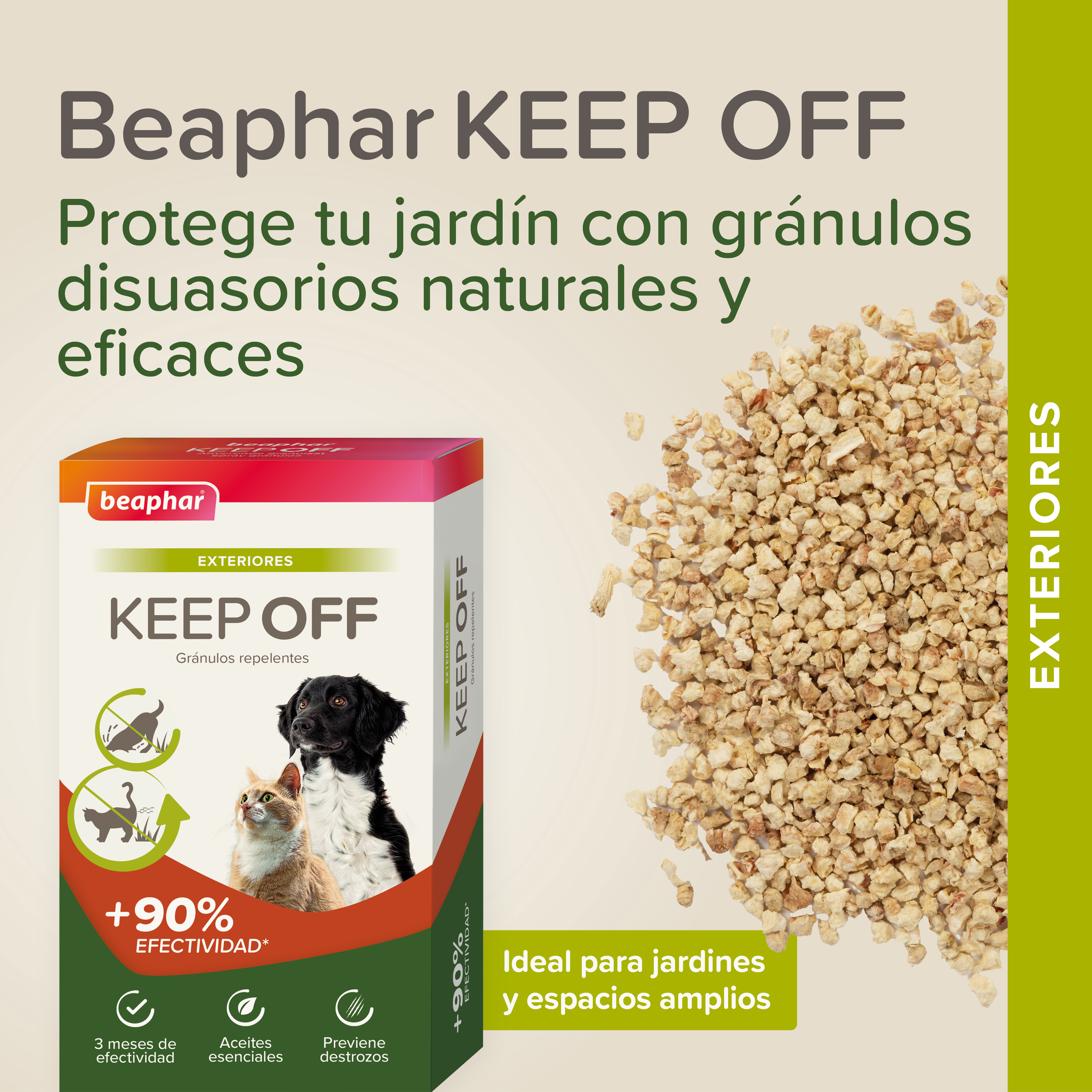 Beaphar Keep Off Gránulos Exteriores - 2 x 200g