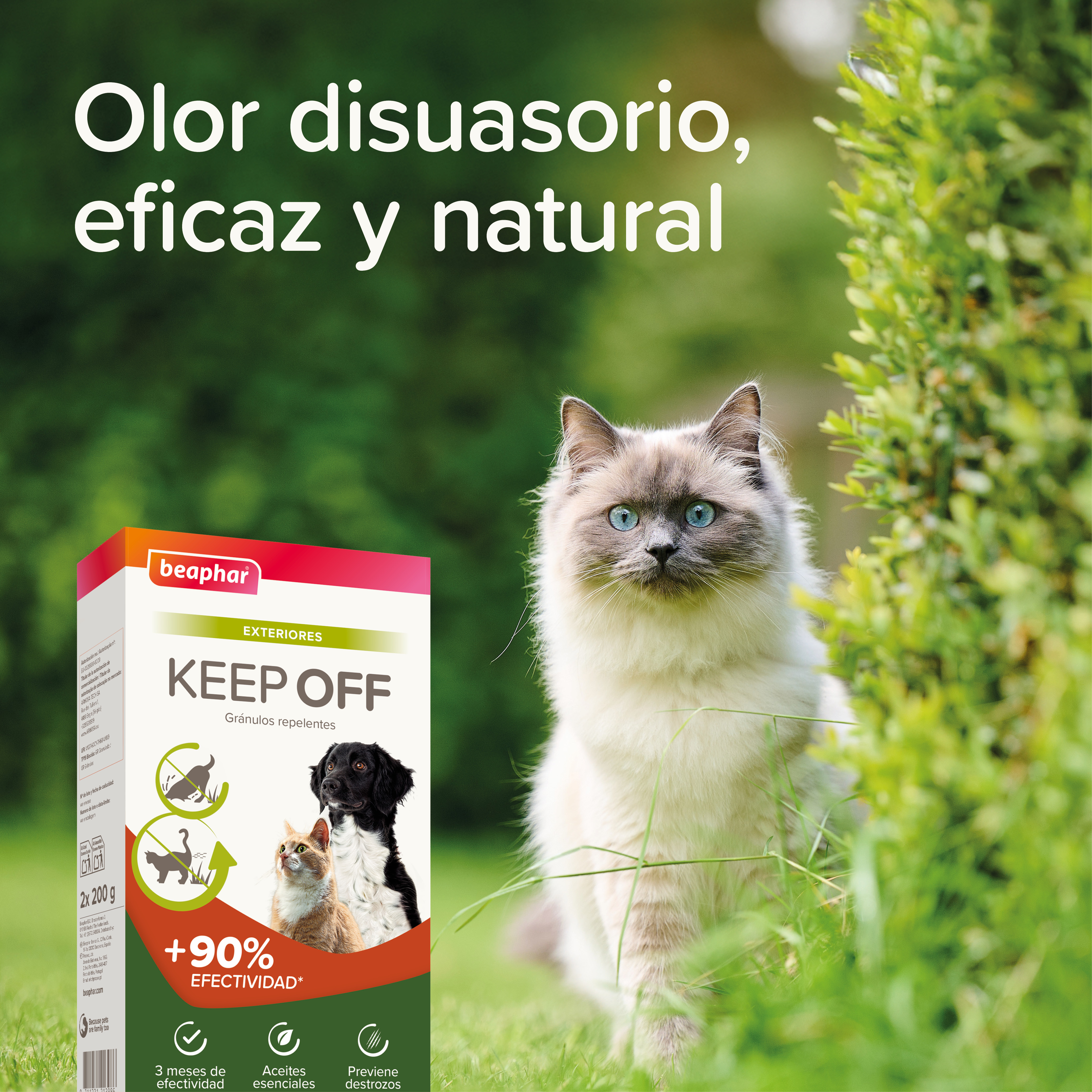 Beaphar Keep Off Gránulos Exteriores - 2 x 200g