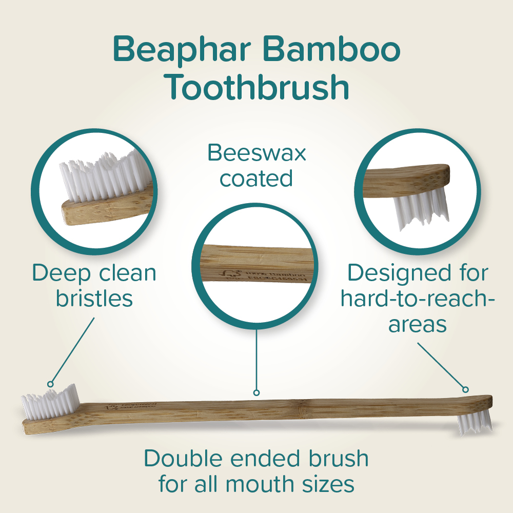 Beaphar Toothbrush Bamboo Dog & Cat