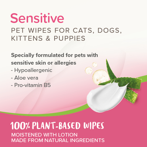 Beaphar Pet Wipes Sensitive