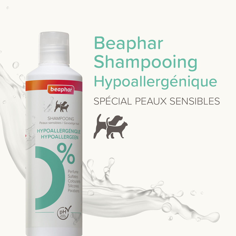 Gamme EXPERTS, Shampooing Hypoallergénique pour chien et chat - 250 ml