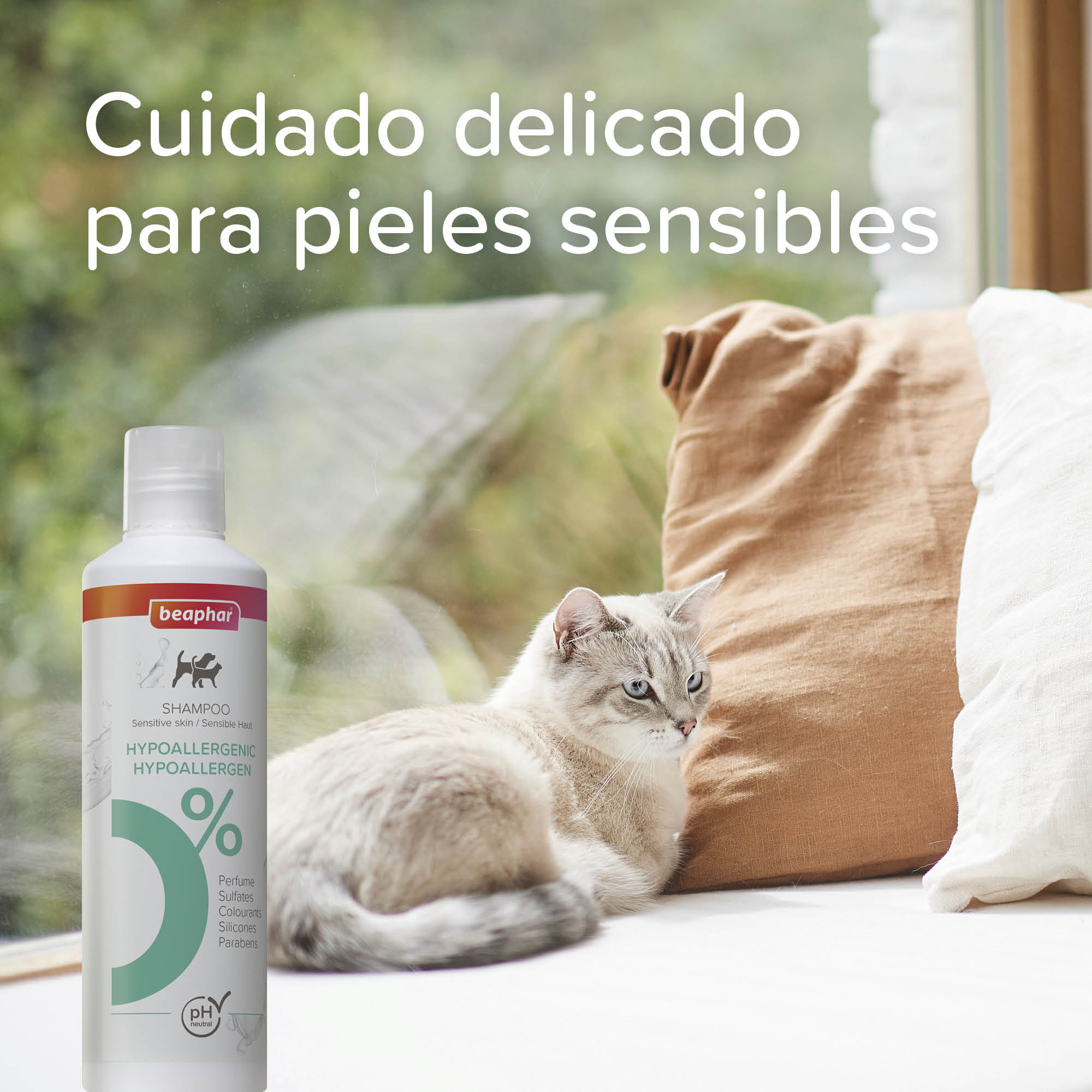 Beaphar Champú Hipoalergénico Perros y Gatos - 250ml