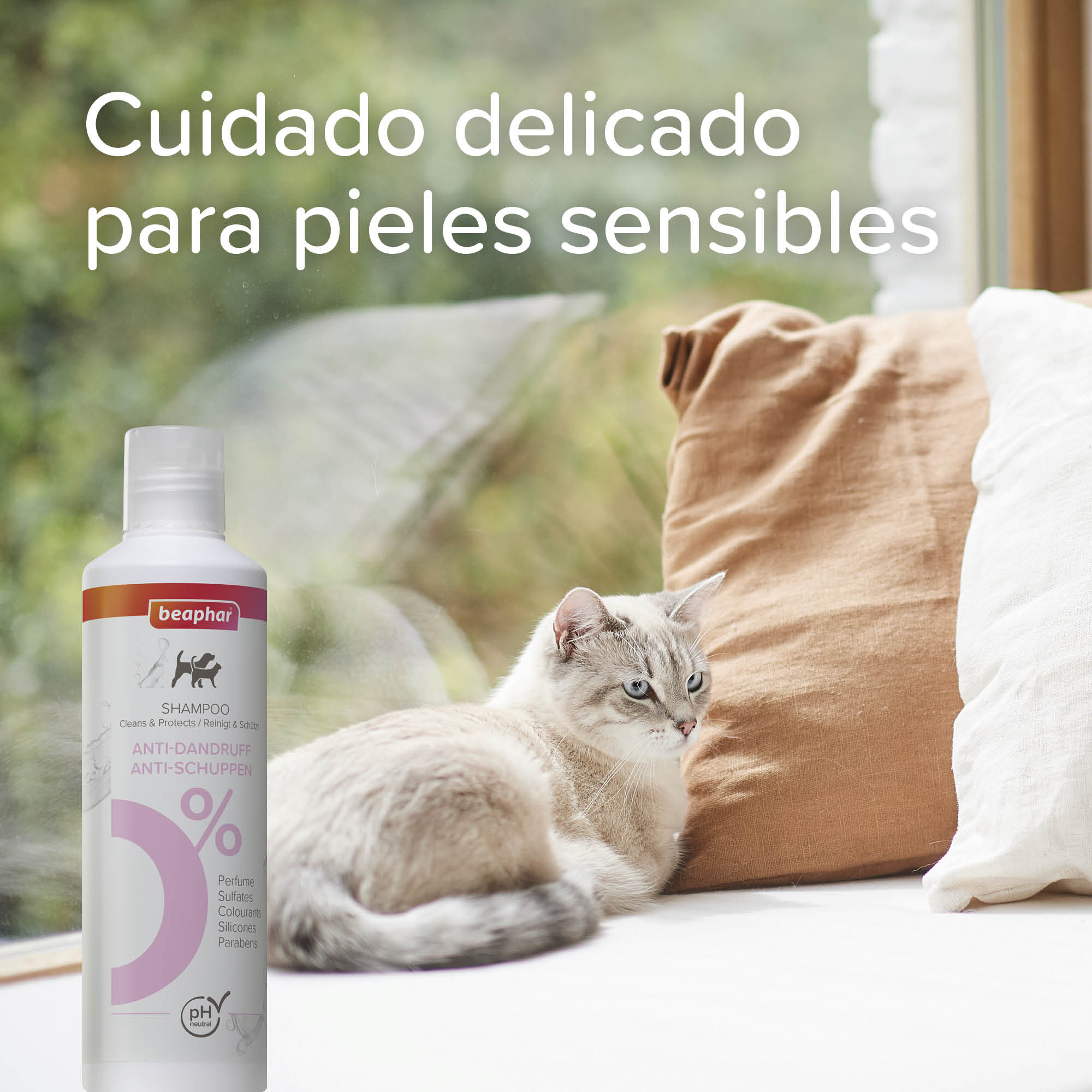 Beaphar Champú Anticaspa Perros y Gatos - 250ml