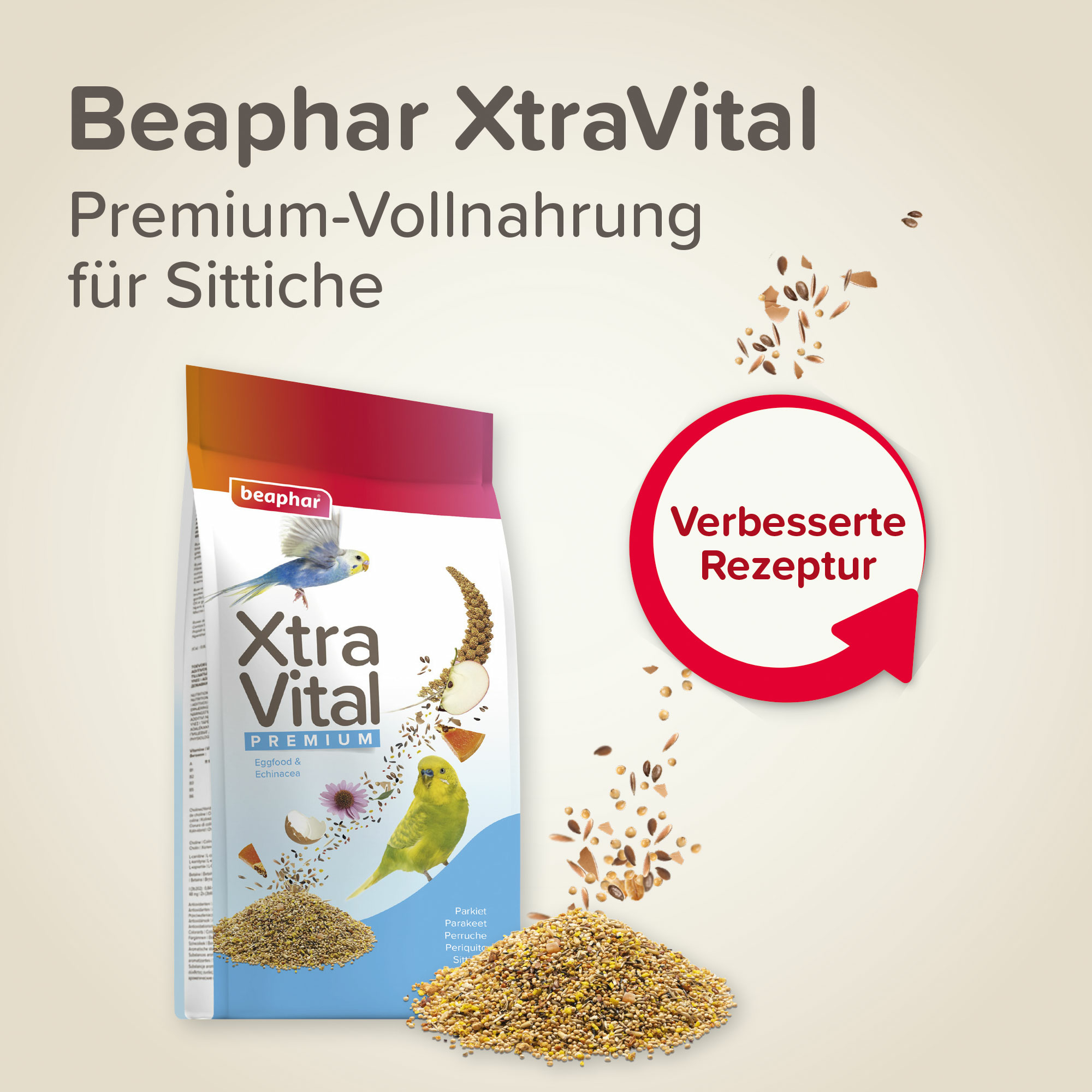 Beaphar XtraVital Sittiche, 500g