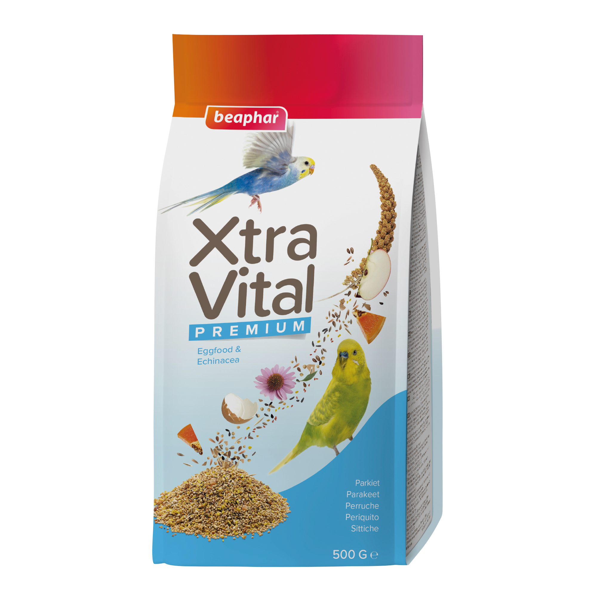 Beaphar XtraVital Parakeet Complete Bird Food - 500g