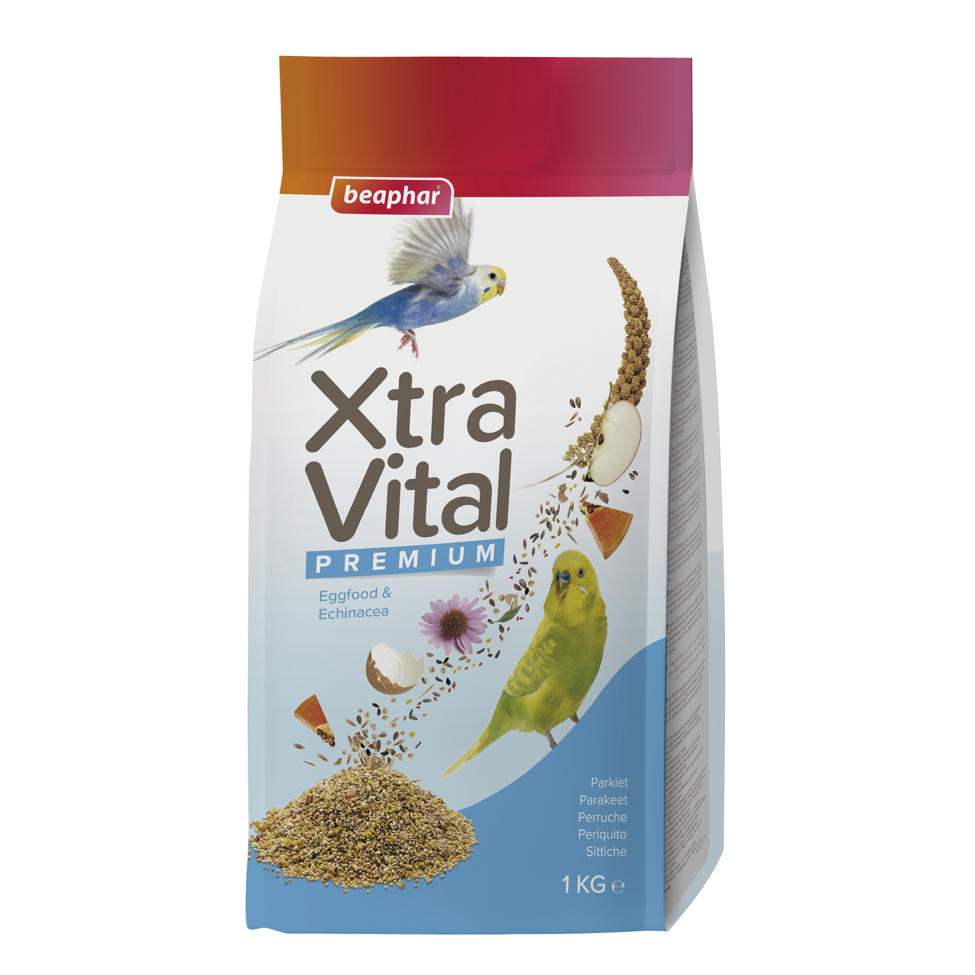Beaphar XtraVital Parakeet Complete Bird Food - 1kg