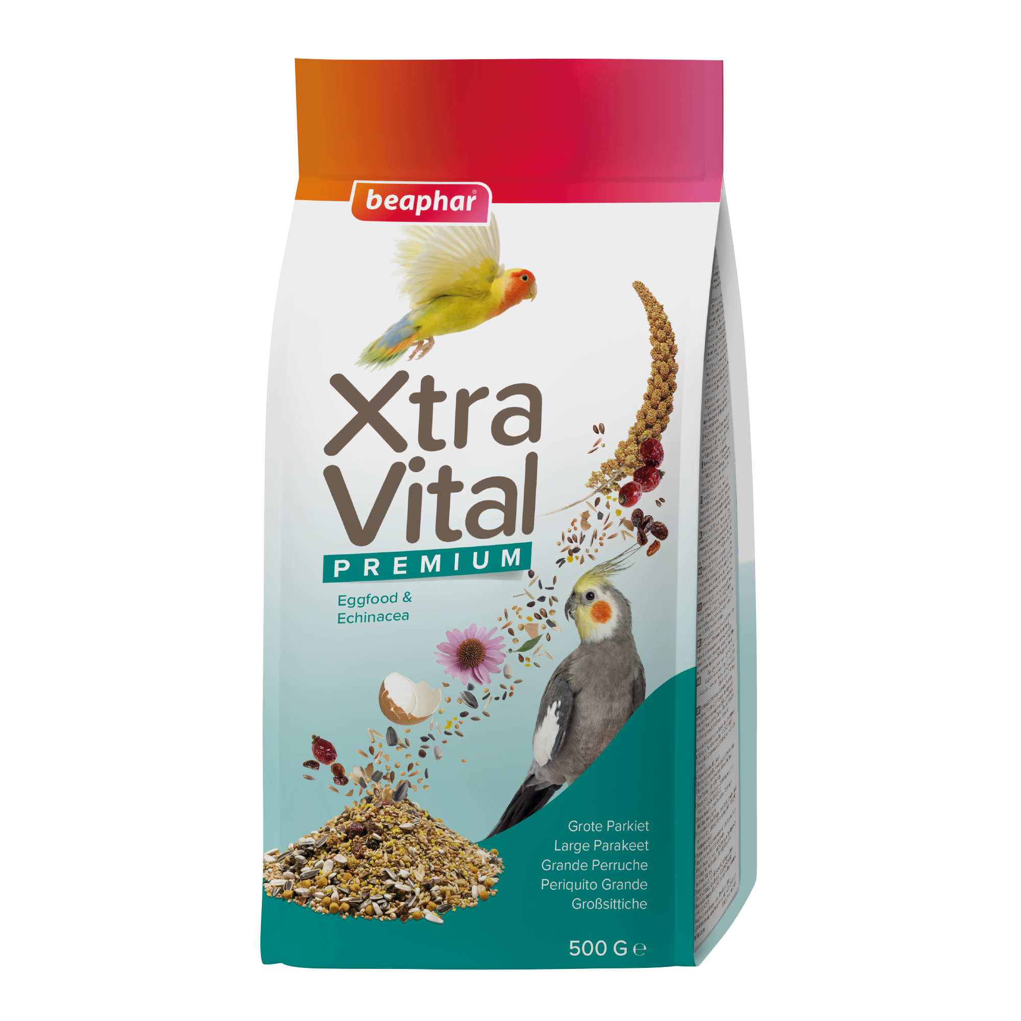 XTR LARGE PARAKEET 500G - karma dla większych papużek