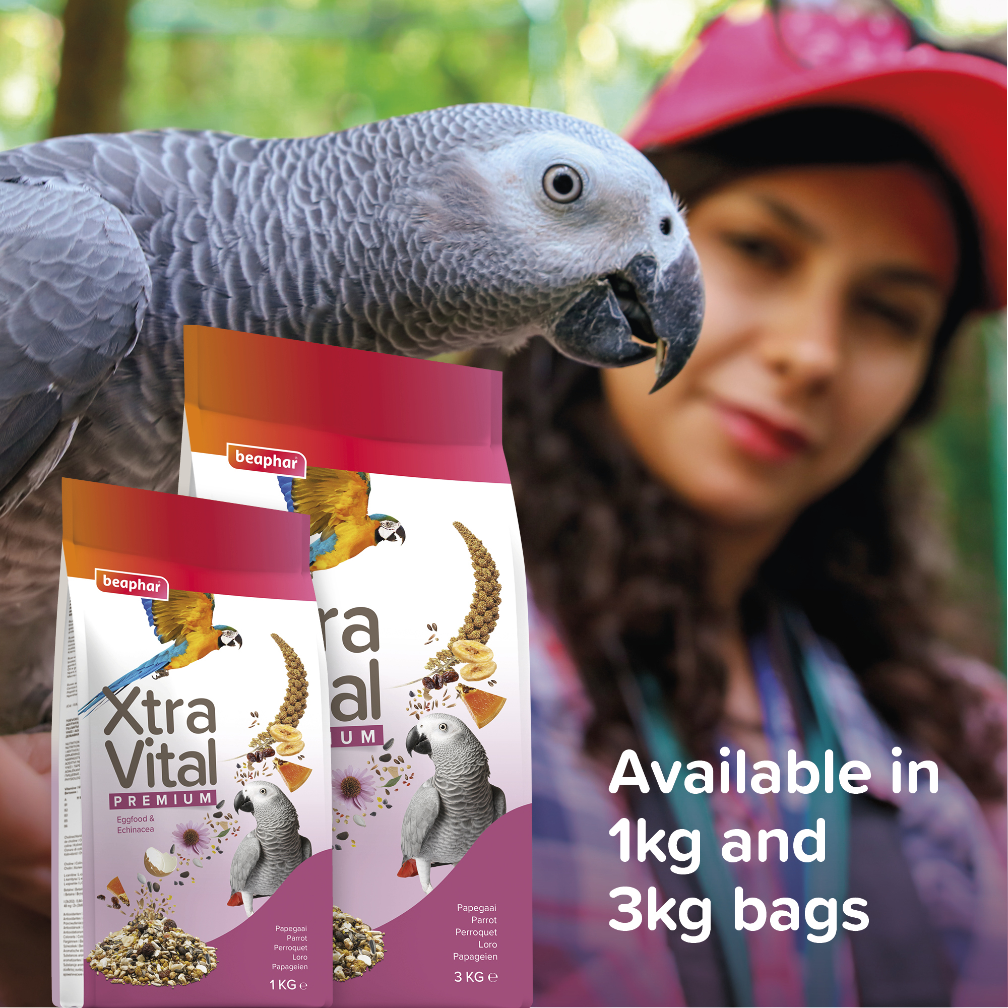 Beaphar XtraVital Parrot Complete Bird Food – 1kg