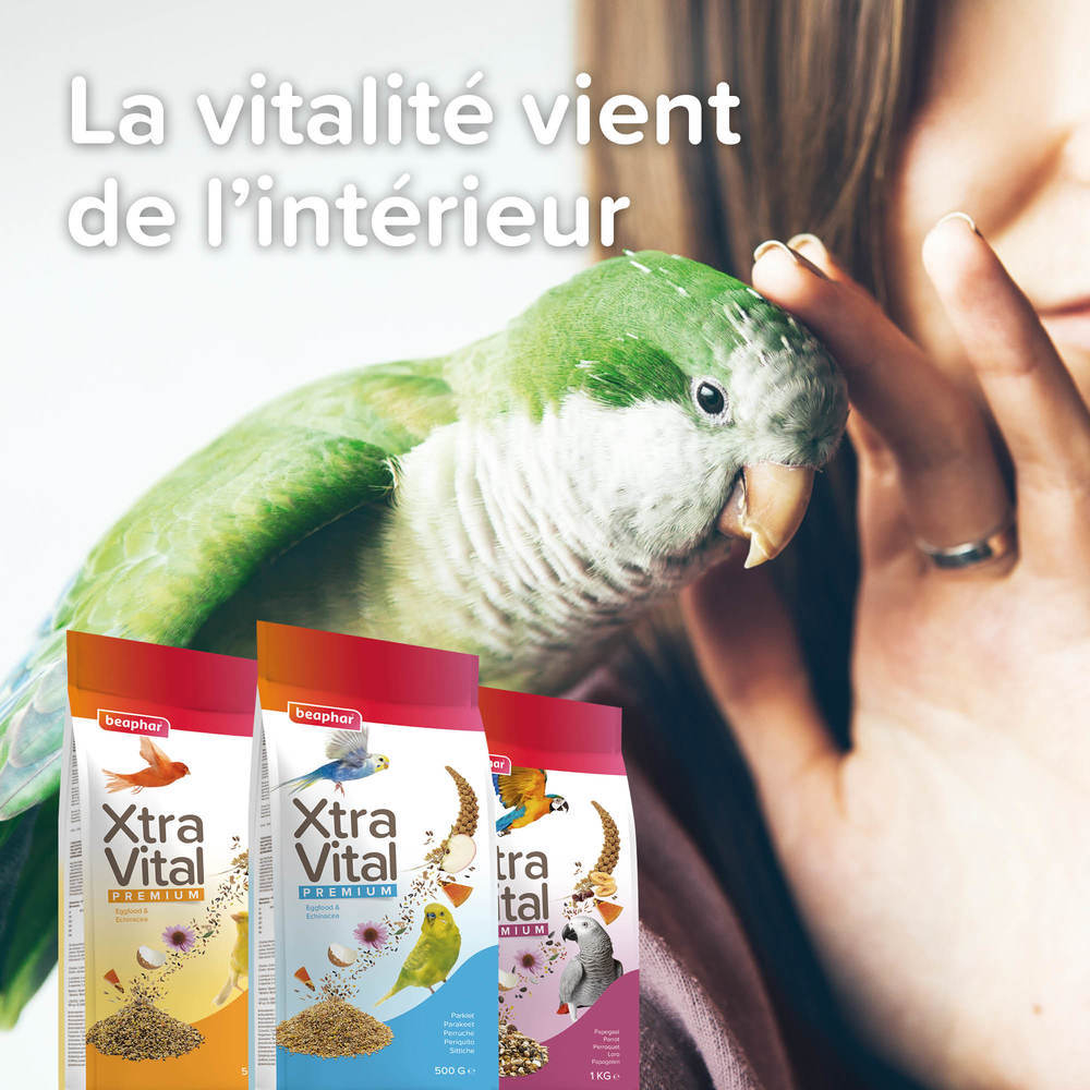 Beaphar XtraVital Alimentation complète pour Perroquets - 3 kg