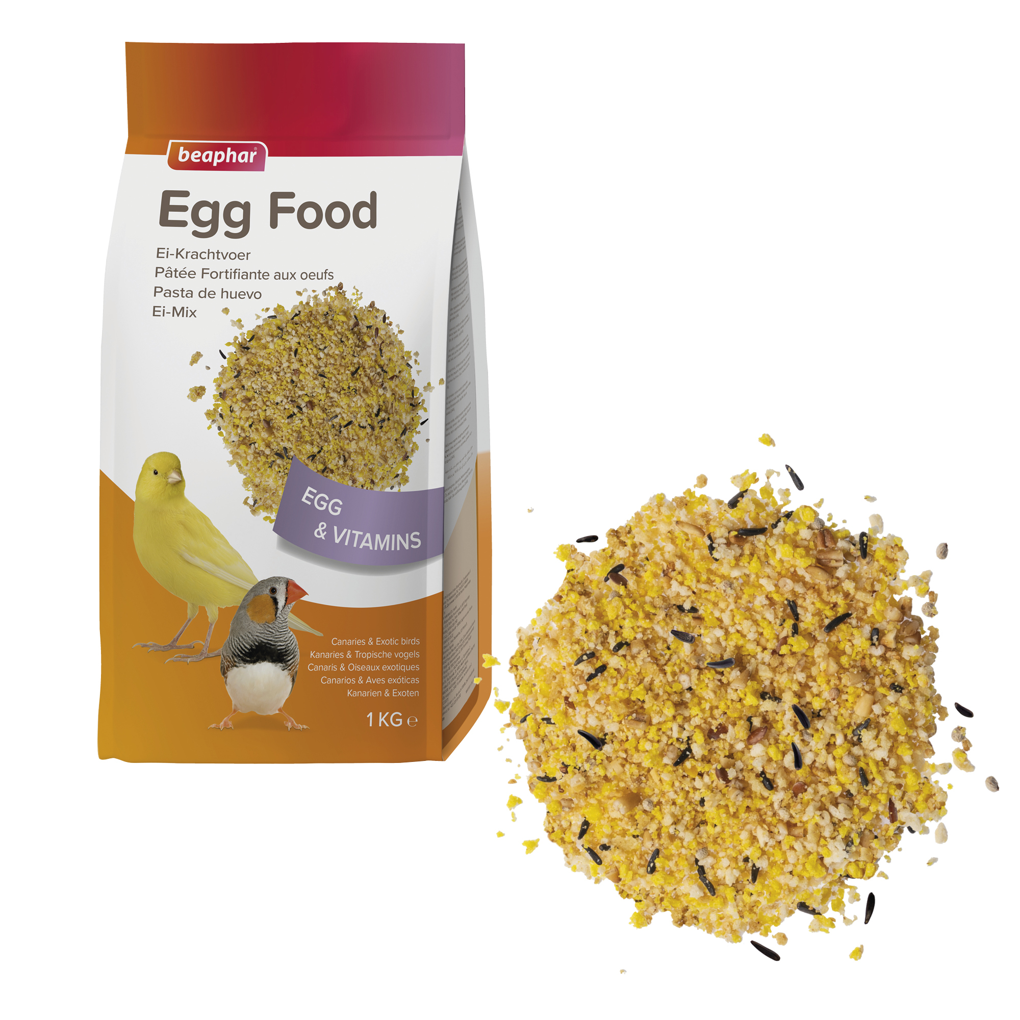 Beaphar Egg Food for Canaries & Exotic Birds – 1kg
