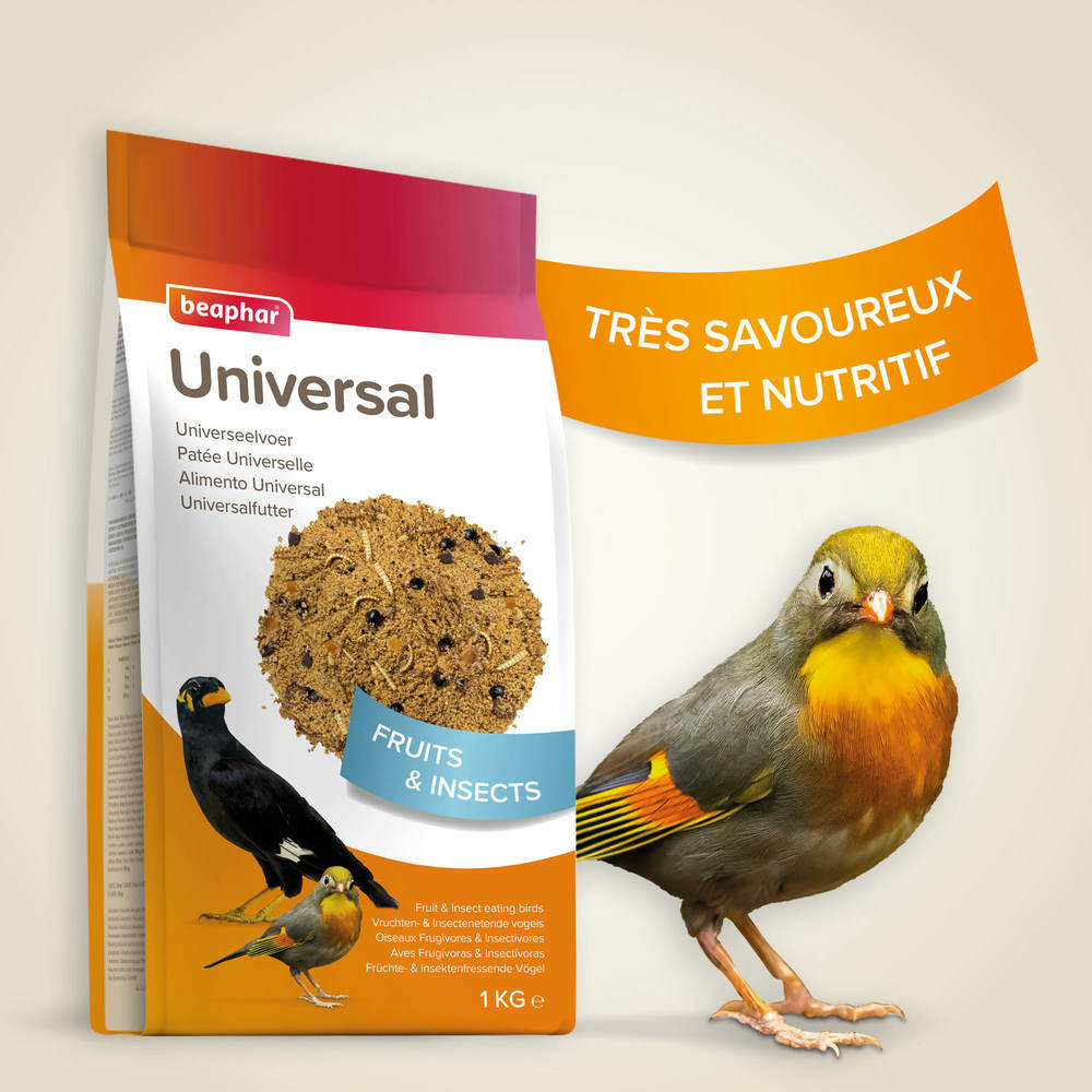 Universal, Pâtée Universelle pour Oiseaux - 1 kg