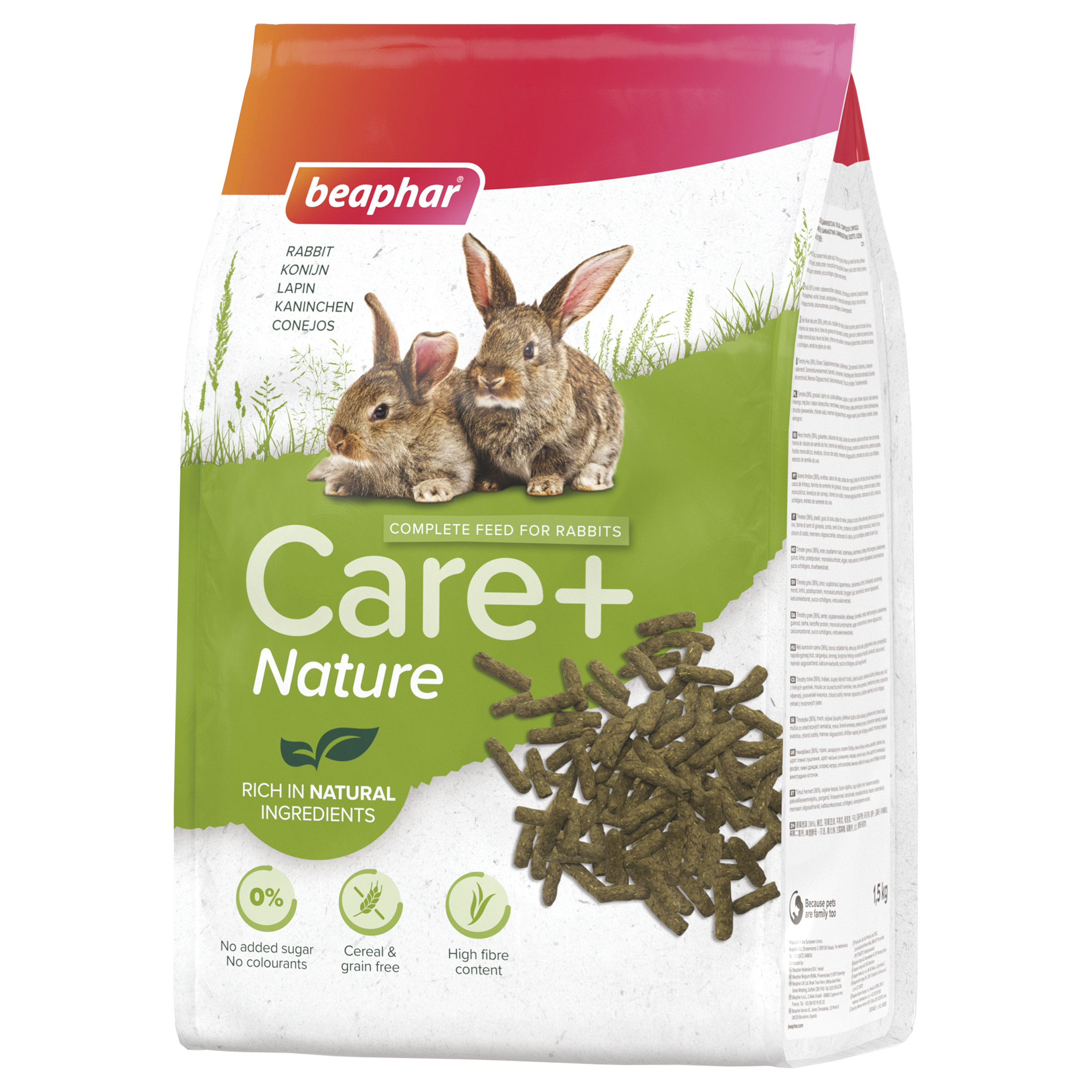 Beaphar Care+ Nature Konijn 1,5kg