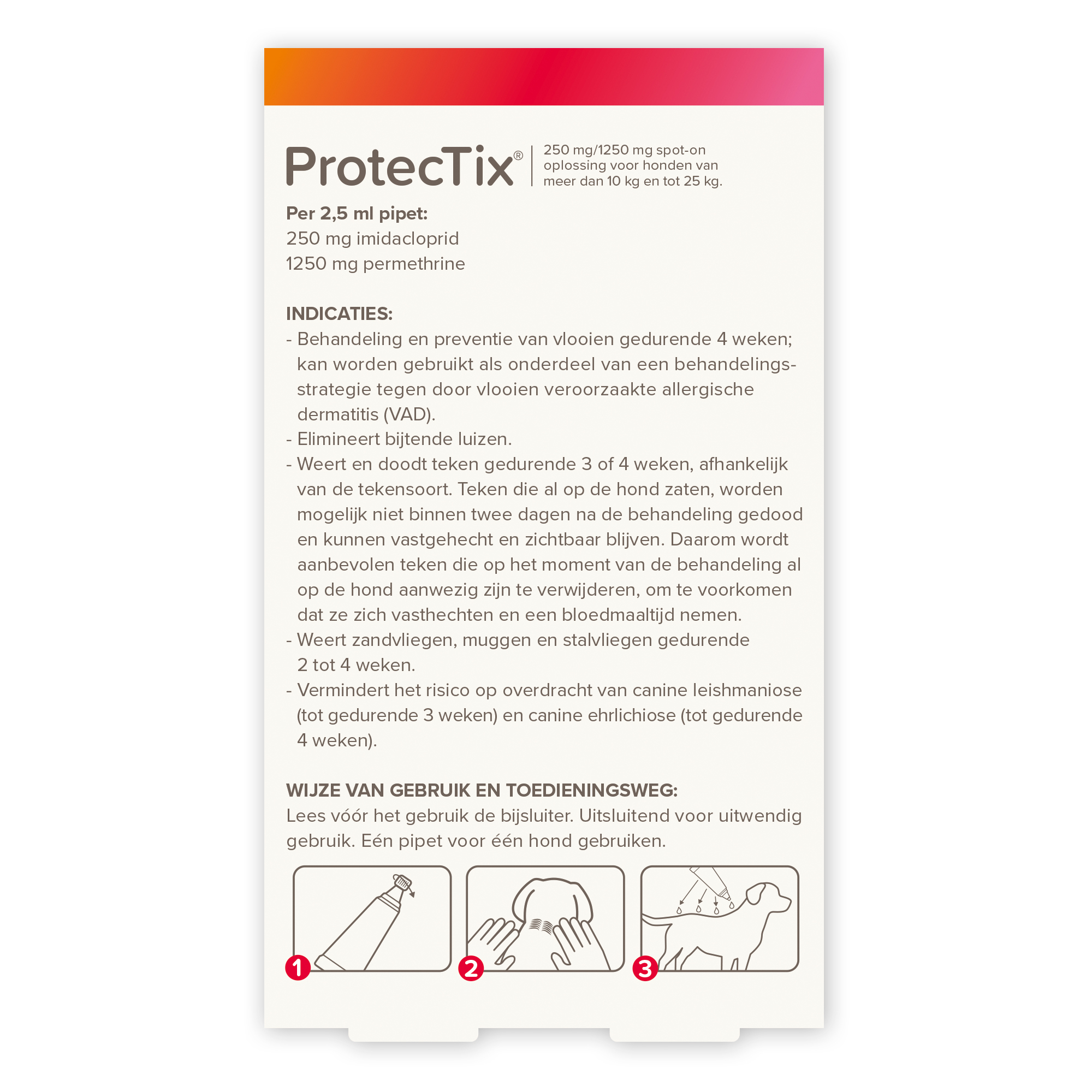 Beaphar ProtecTix® hond 10-25kg 4 pipetten