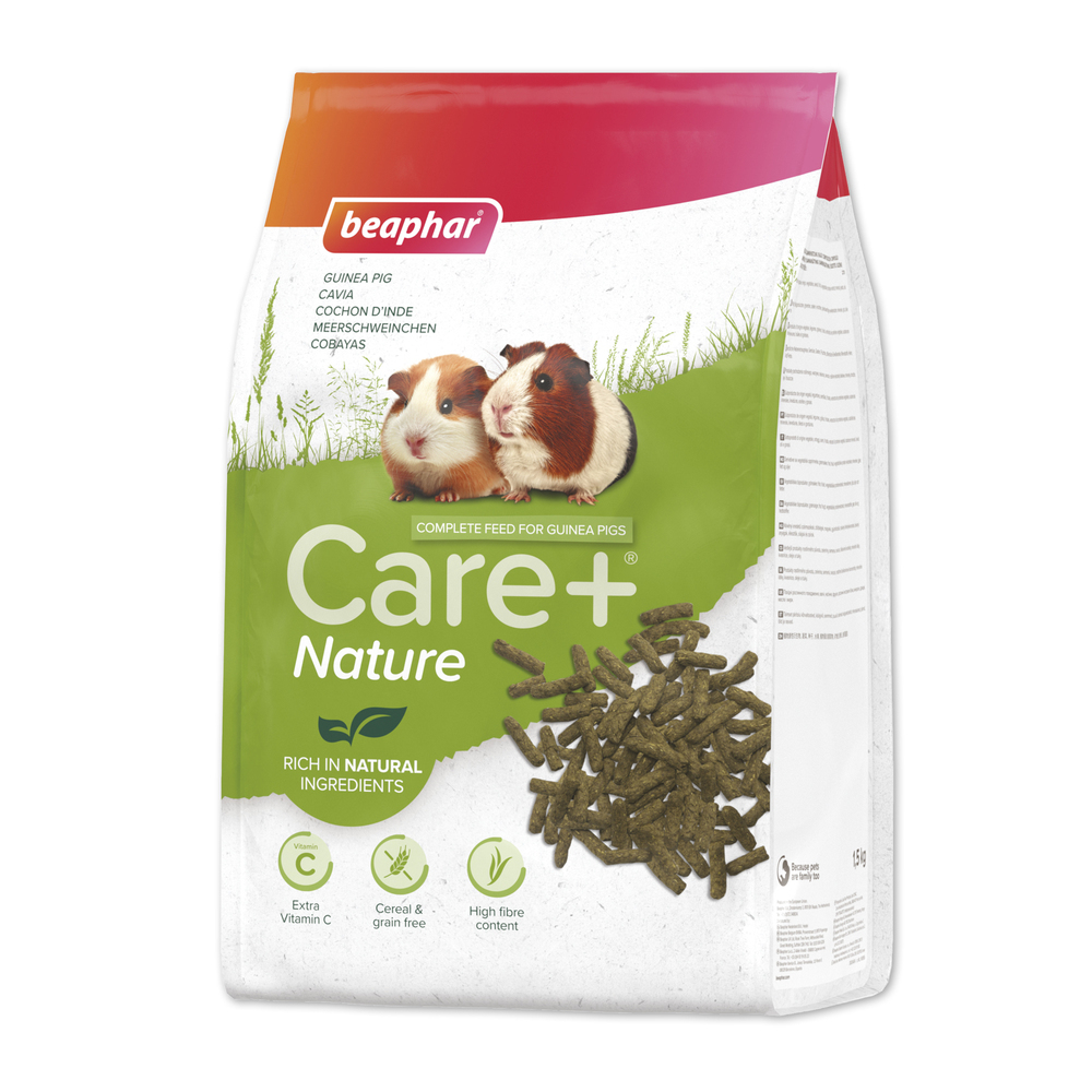 Care+® Nature, Aliment Premium pour Cochon d'Inde - 1,5 kg
