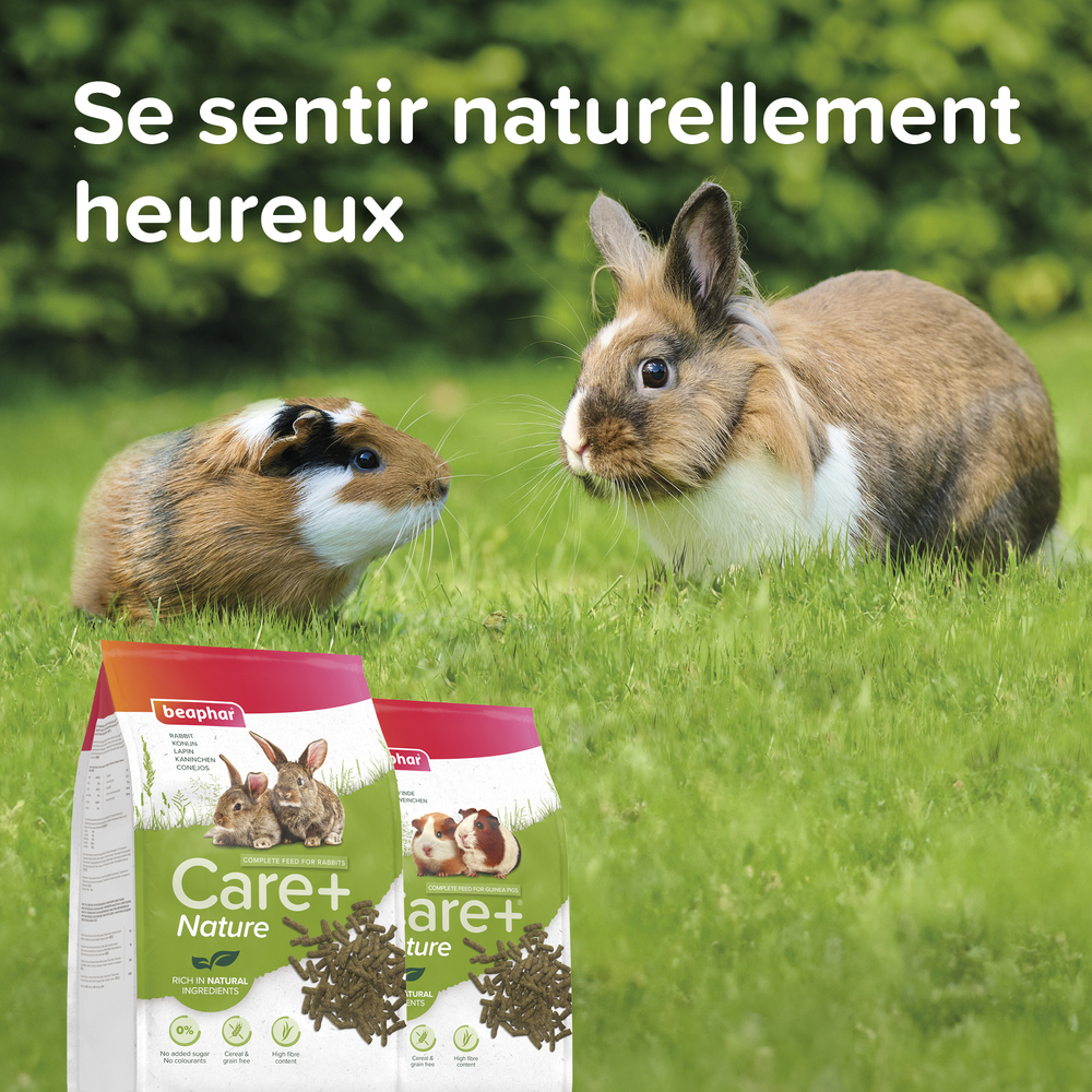 Care+® Nature, Aliment Premium pour Cochon d'Inde - 1,5 kg