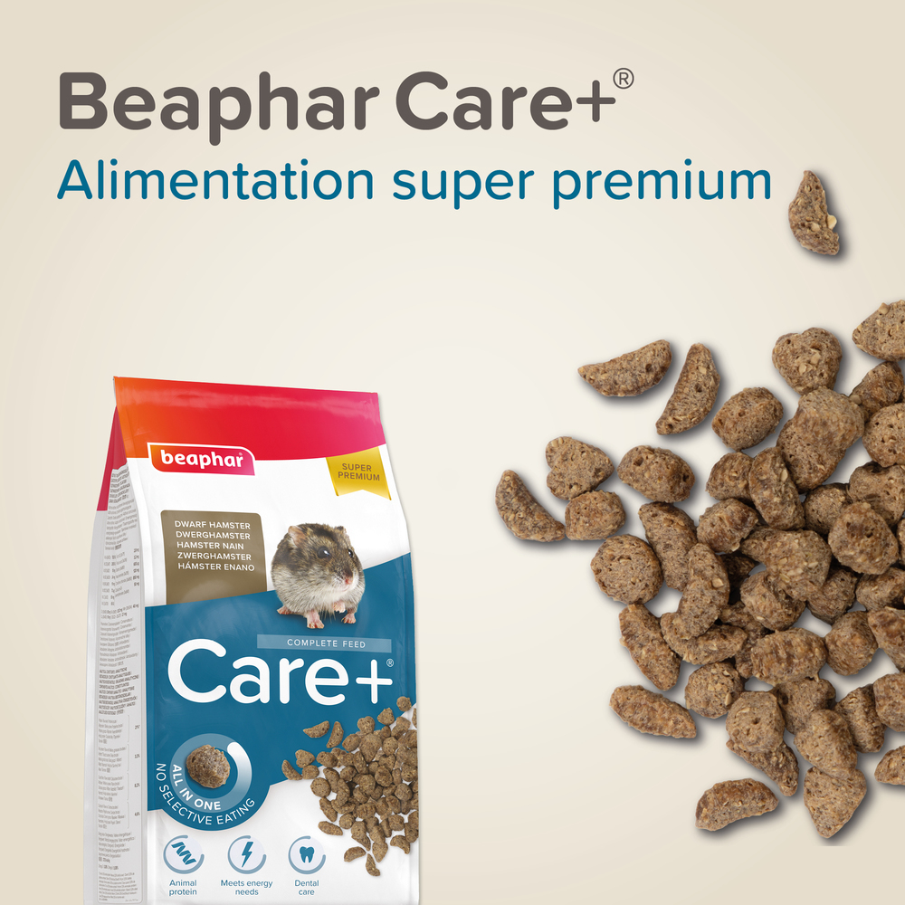 Care+®, Alimentation super premium pour Hamster nain – 500 g
