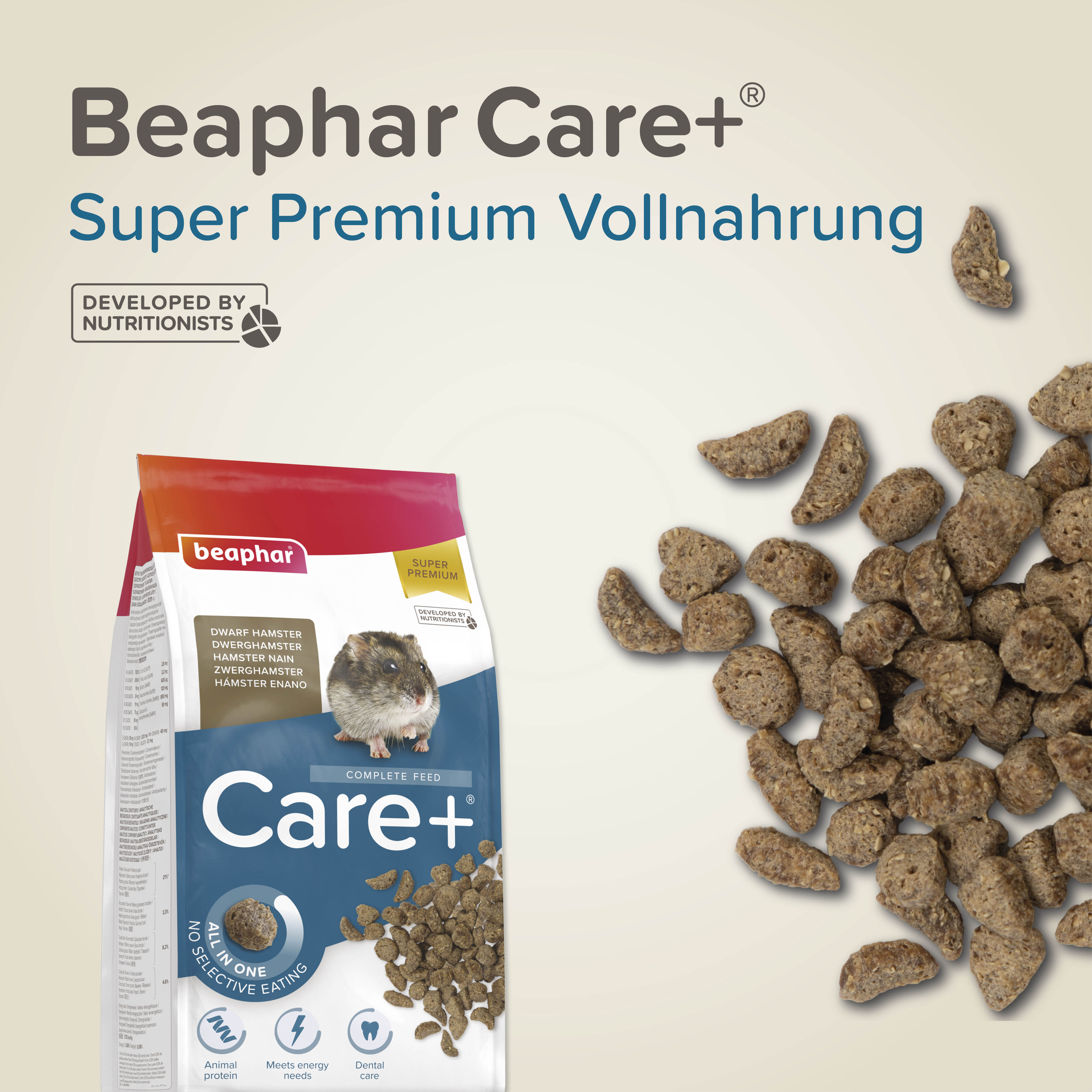 Beaphar Care+ Zwerghamster, 500g