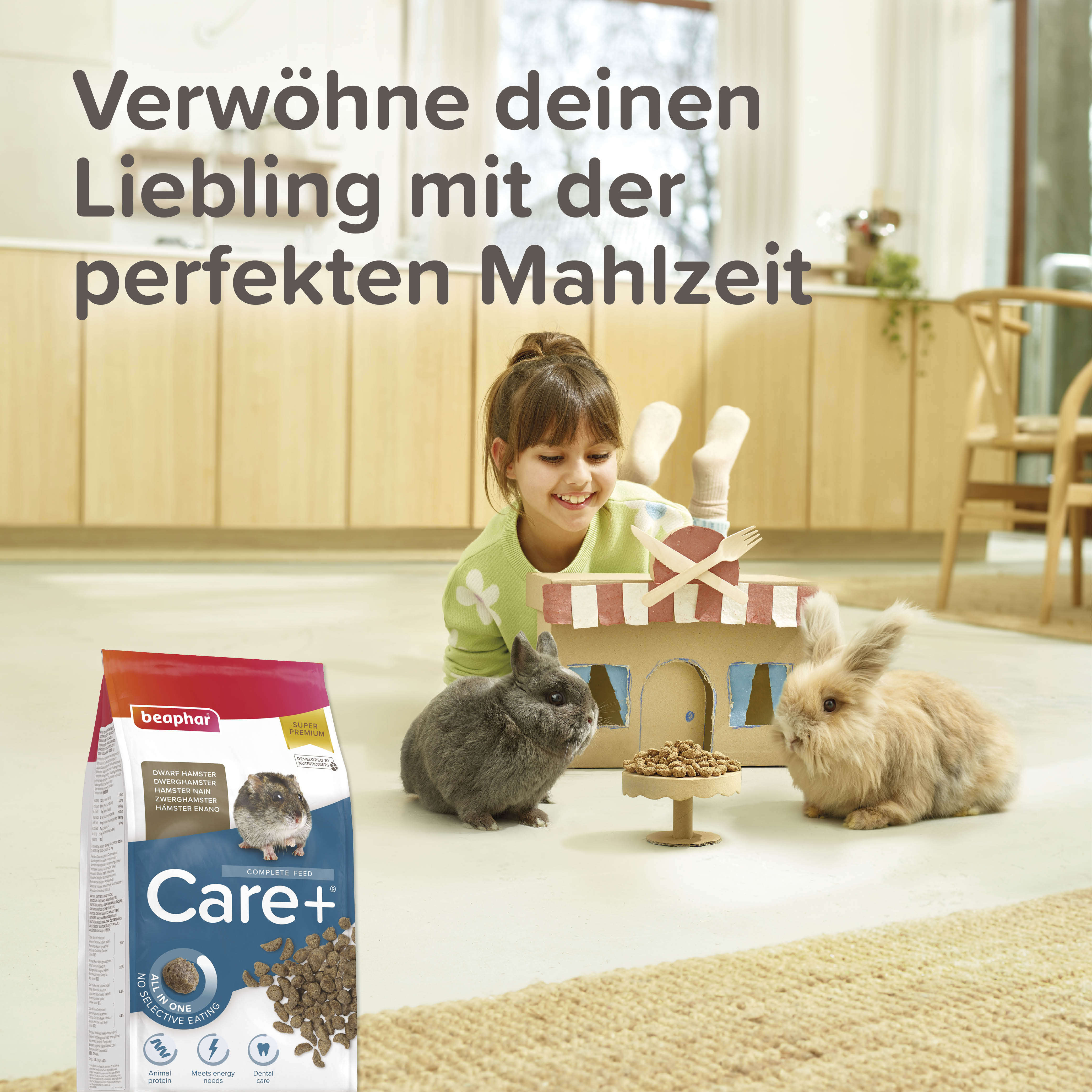 Beaphar Care+ Zwerghamster, 500g