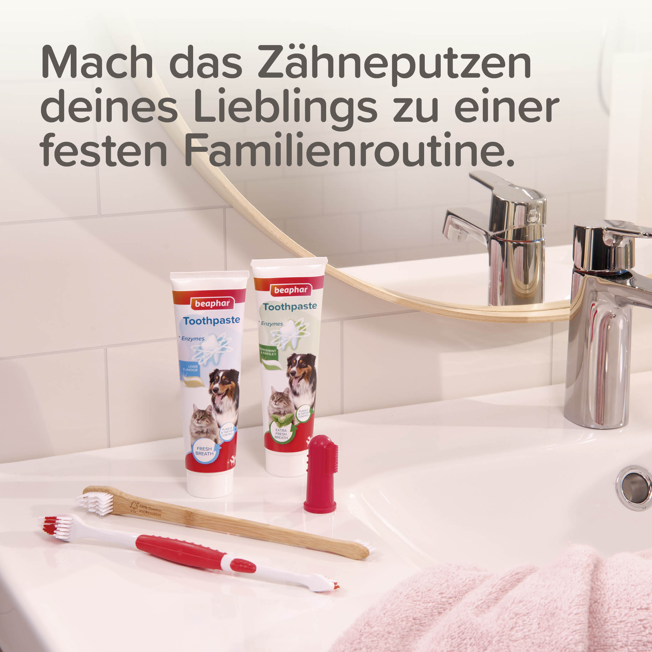 Beaphar Zahnpflege-Fingerling, 2 St.