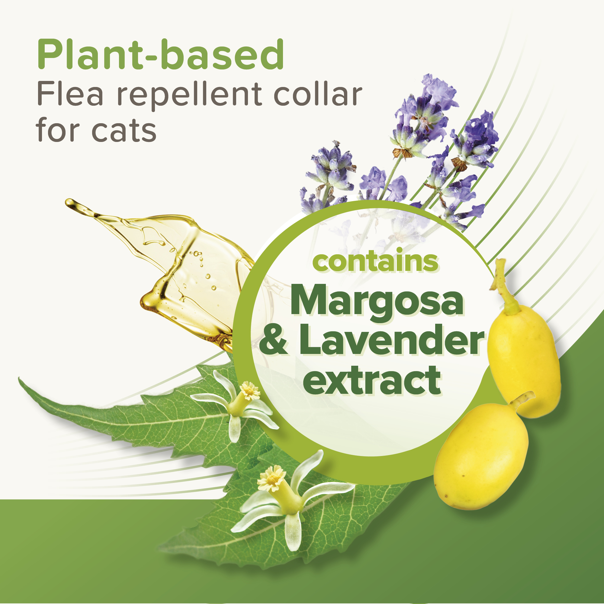 Beaphar VETOpure Plant-Based Flea Repellent Collar for Cats, 35cm