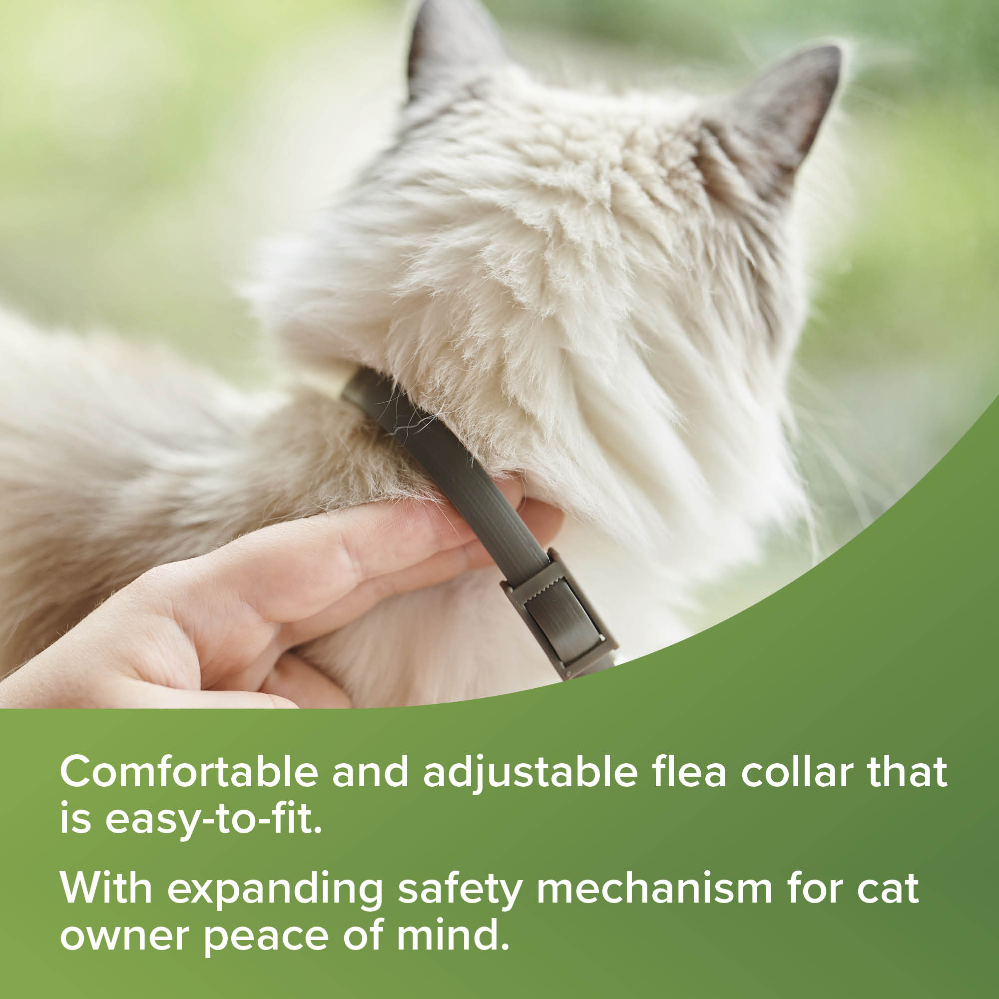 Beaphar VETOpure Plant-Based Flea Repellent Collar for Cats, 35cm