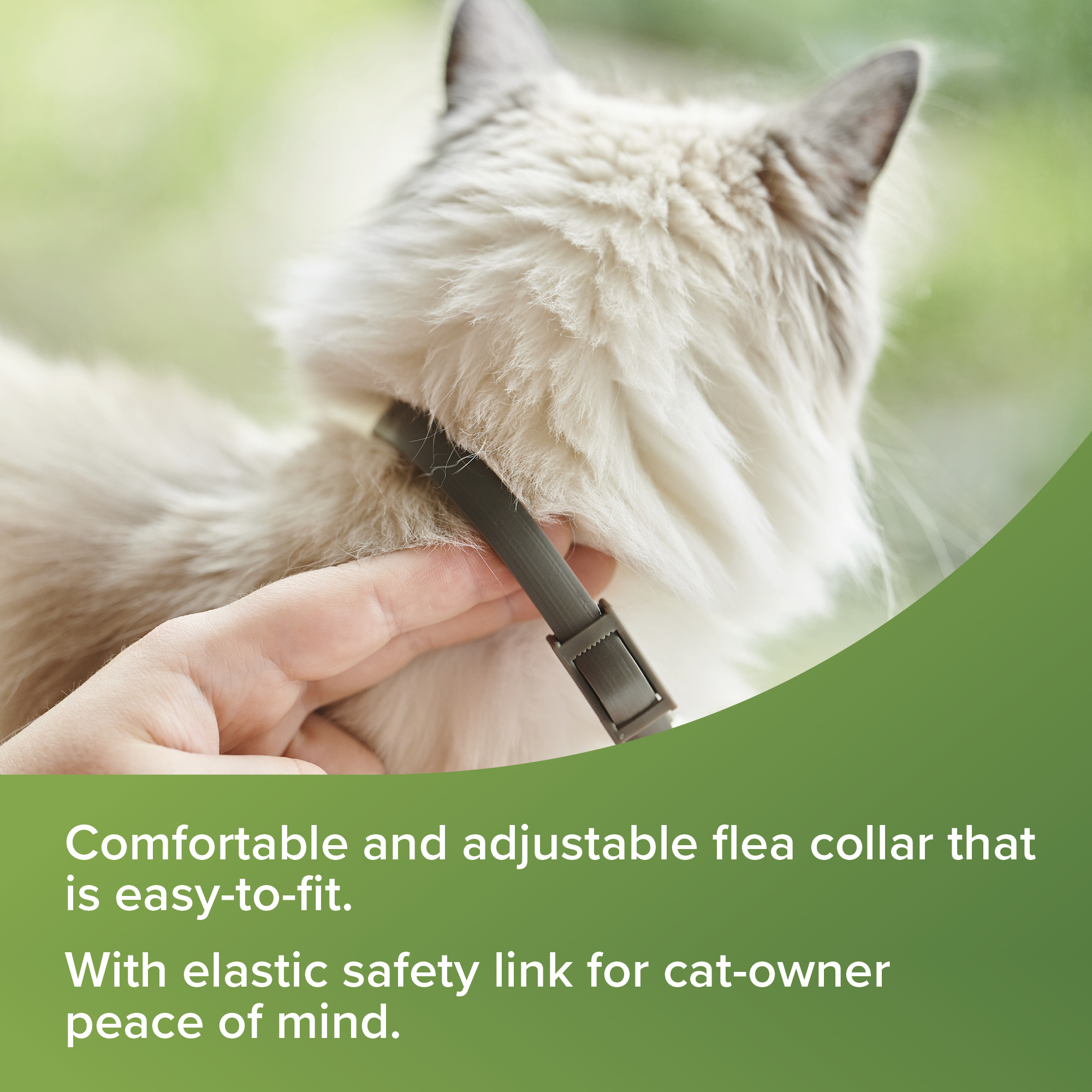 Beaphar VETOpure Plant-Based Flea Repellent Collar for Cats, 35cm