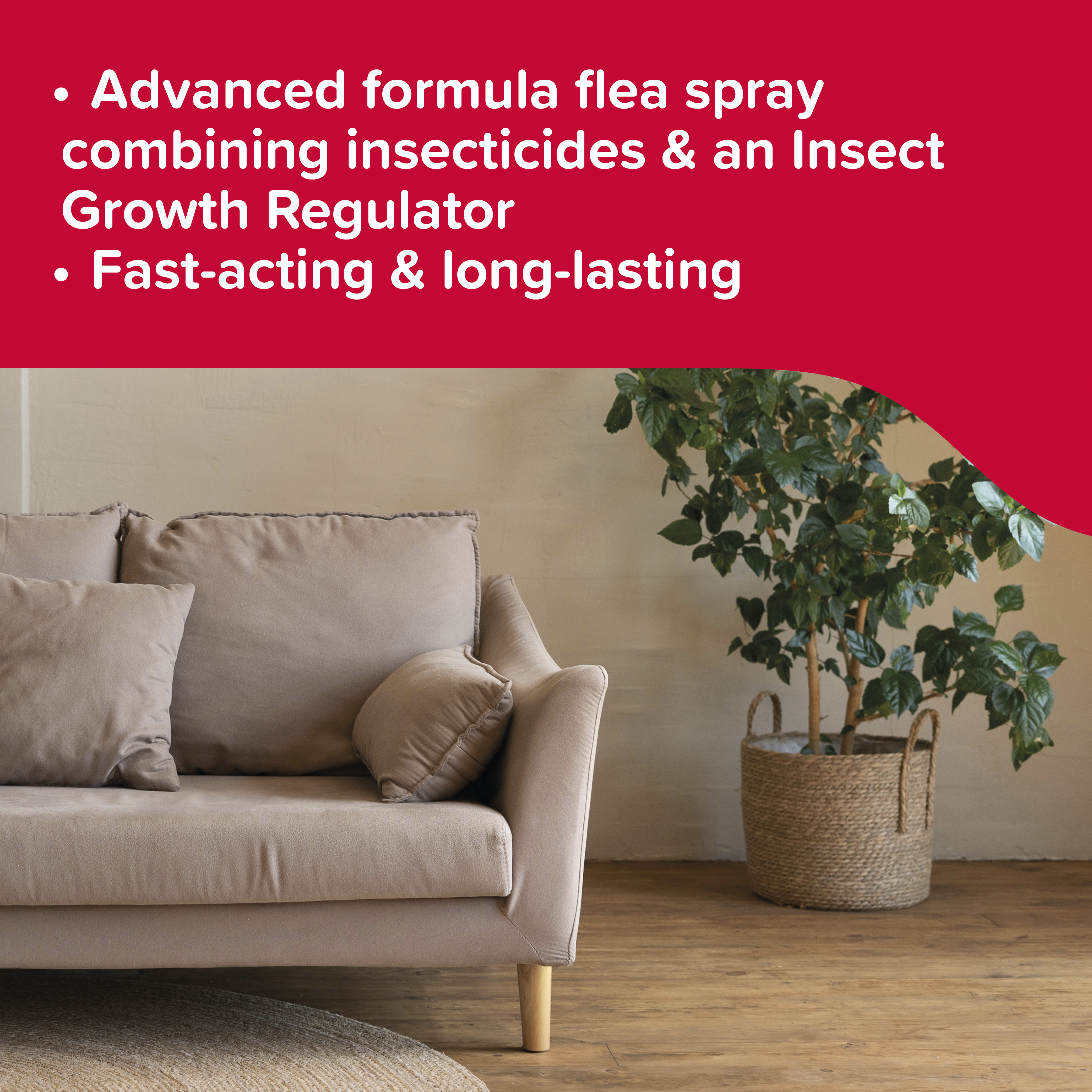 Beaphar FLEAtec Household Flea Spray – 600ml (treats area up to 90m2)