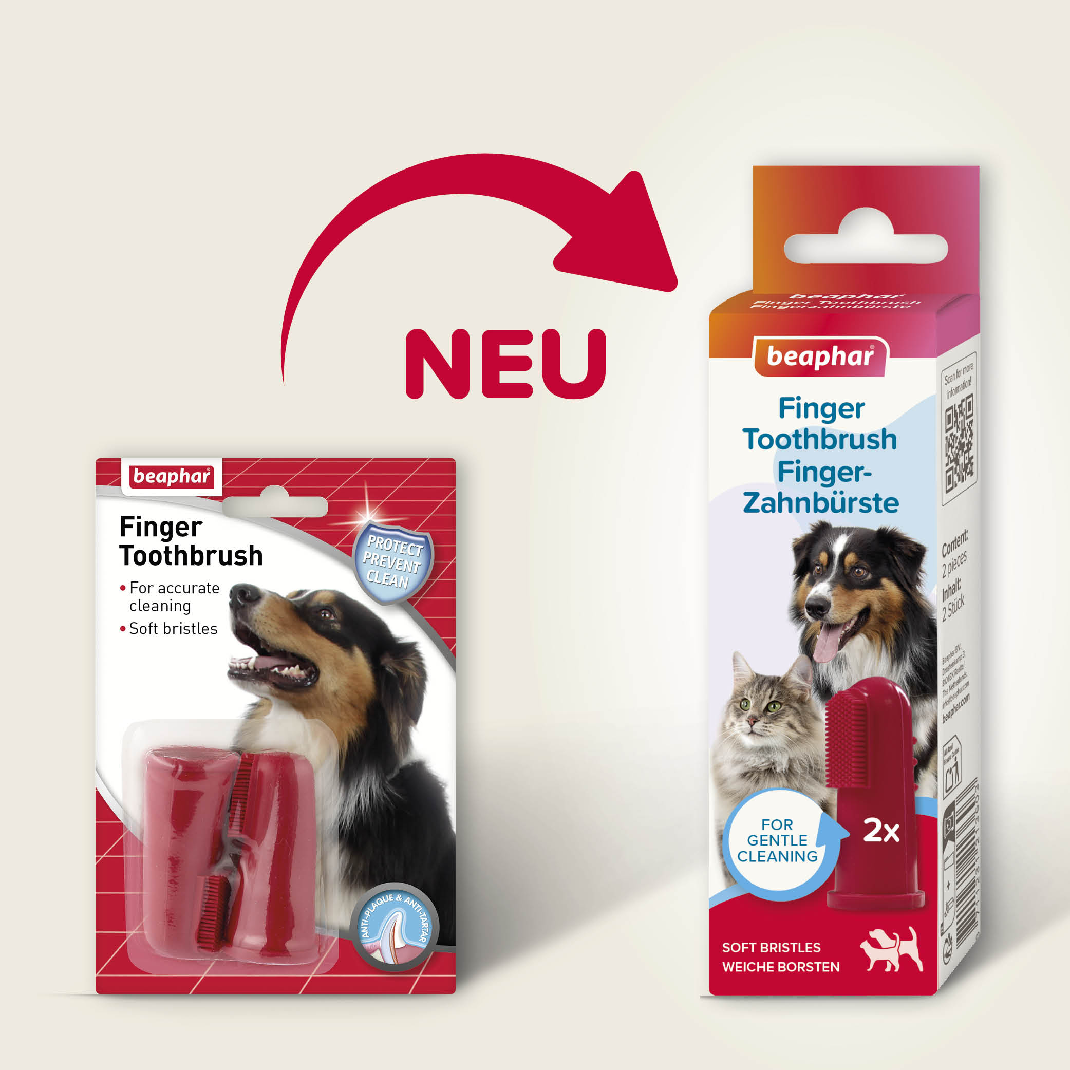 Fingerzahnbürste, 2 St.