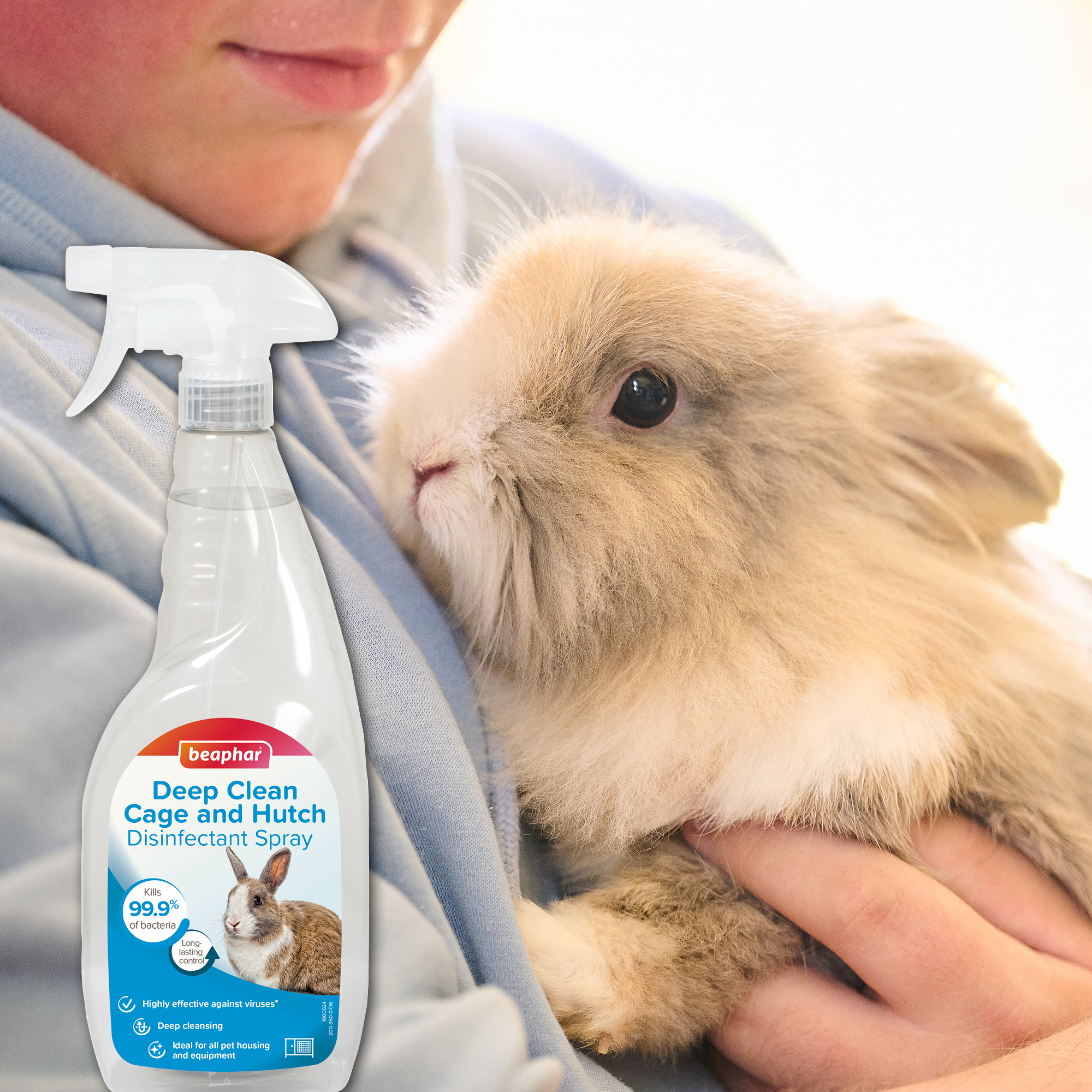 Beaphar Deep Clean Cage & Hutch Disinfectant Spray – 750ml