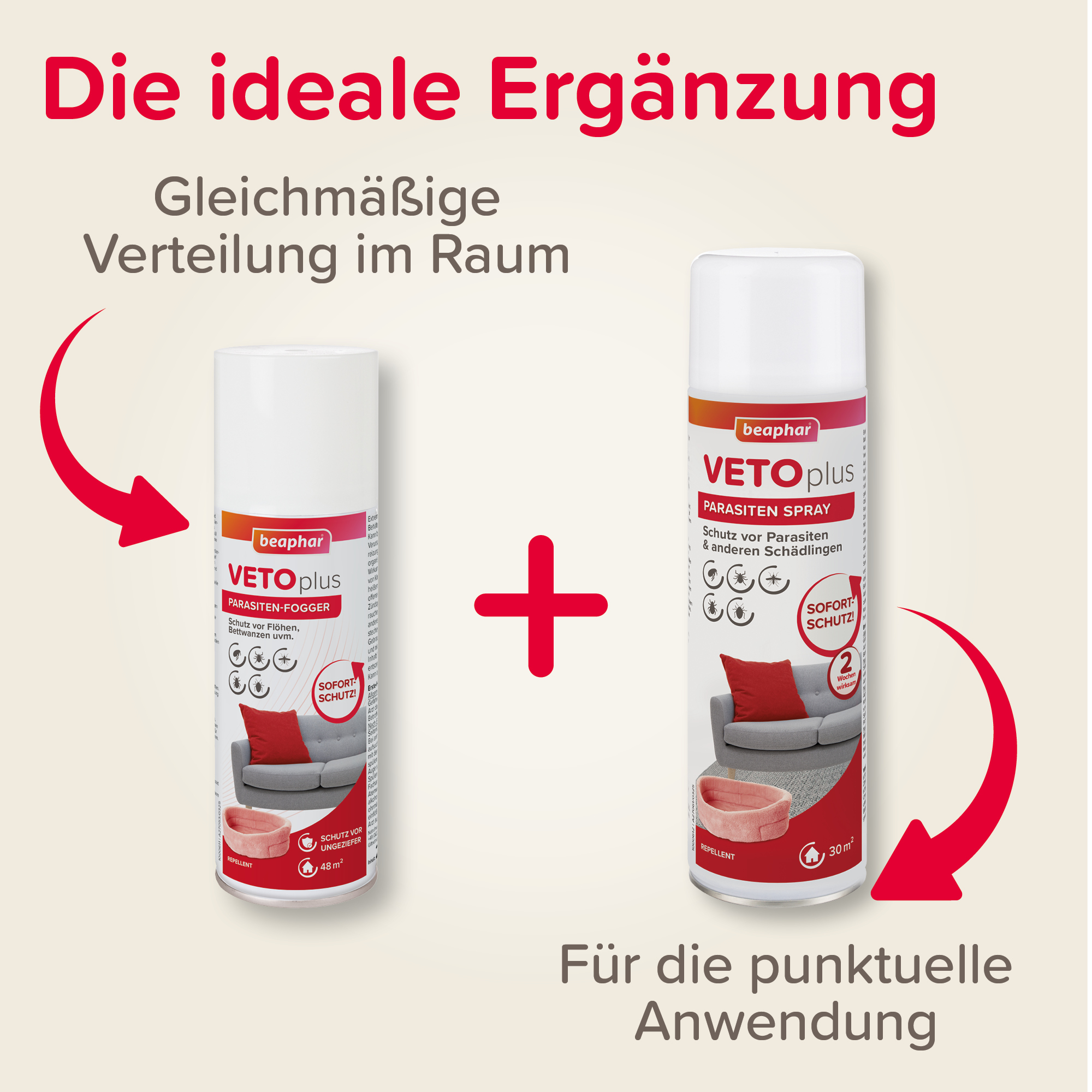 Beaphar VETOplus Parasiten-Fogger, 200ml