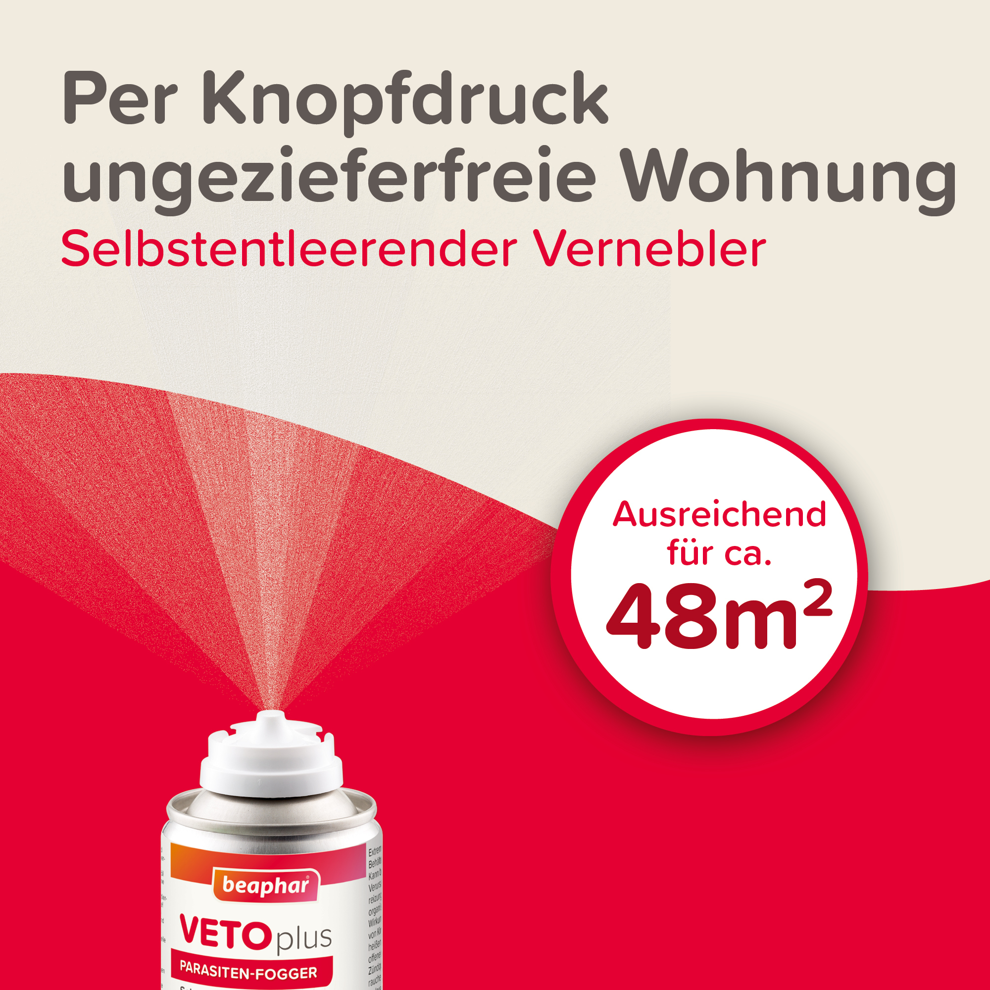 Beaphar VETOplus Parasiten-Fogger, 200ml