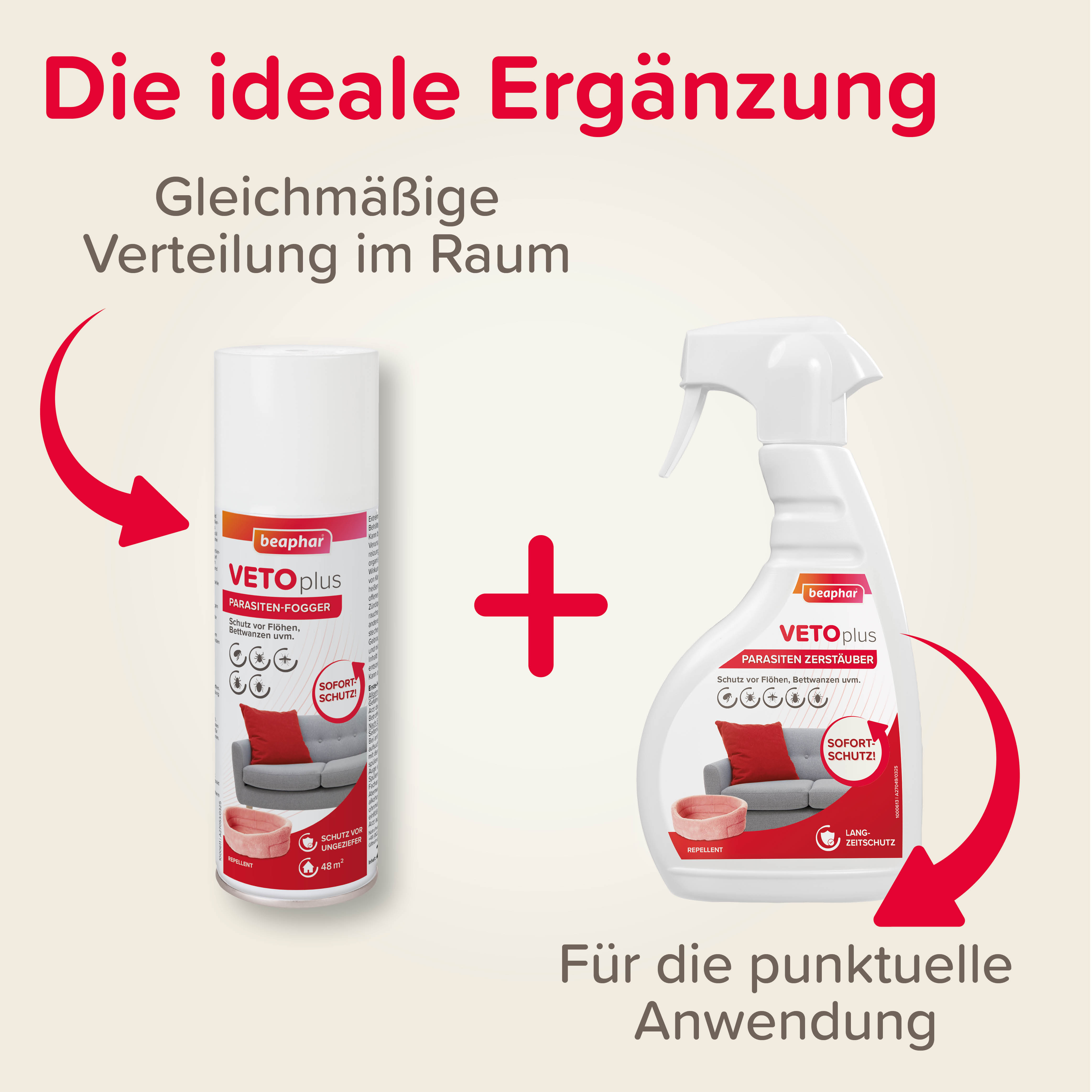 Beaphar VETOplus Parasiten Zerstäuber, 500ml